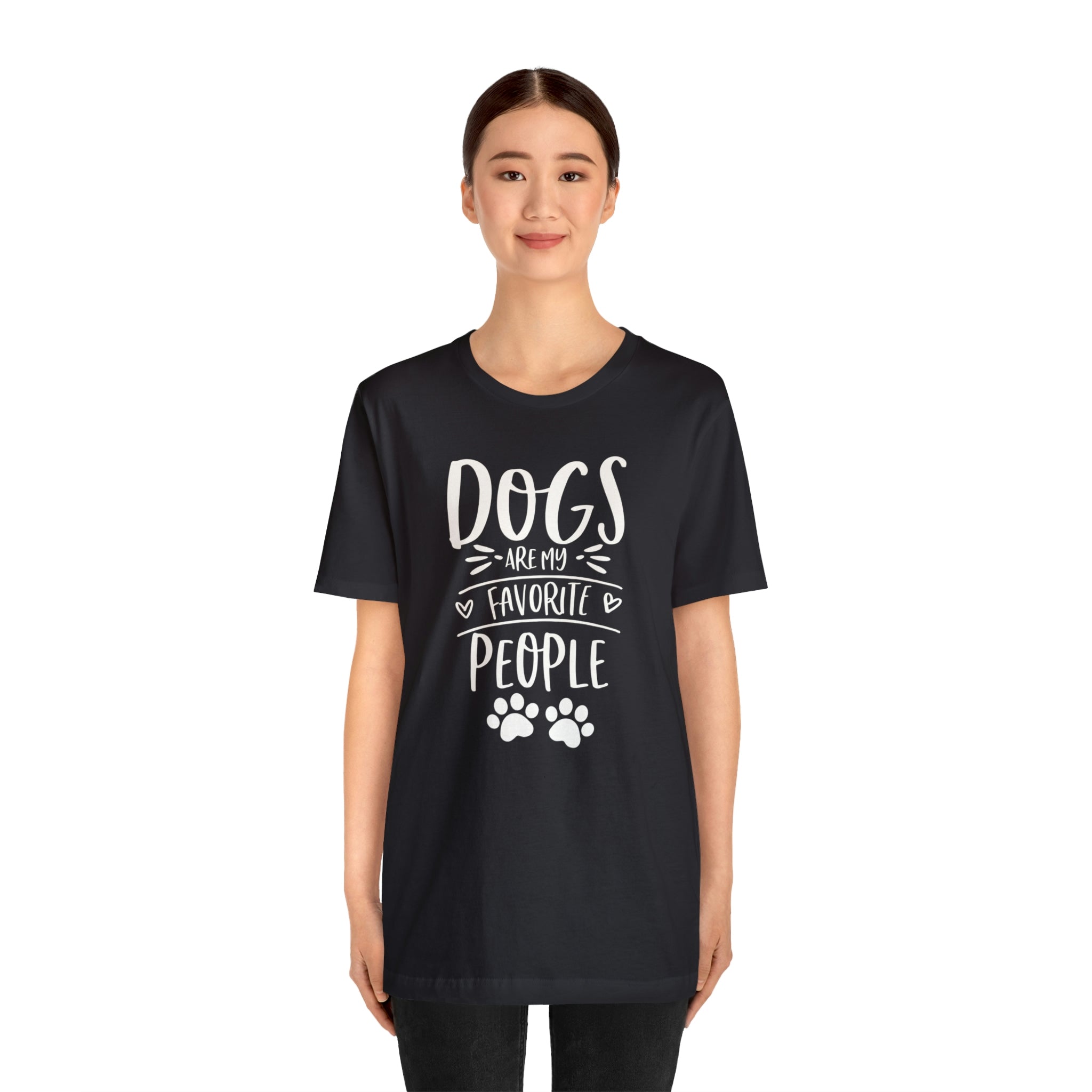 Dogs Are My Favorite People - Unisex Jersey Short Sleeve Tee