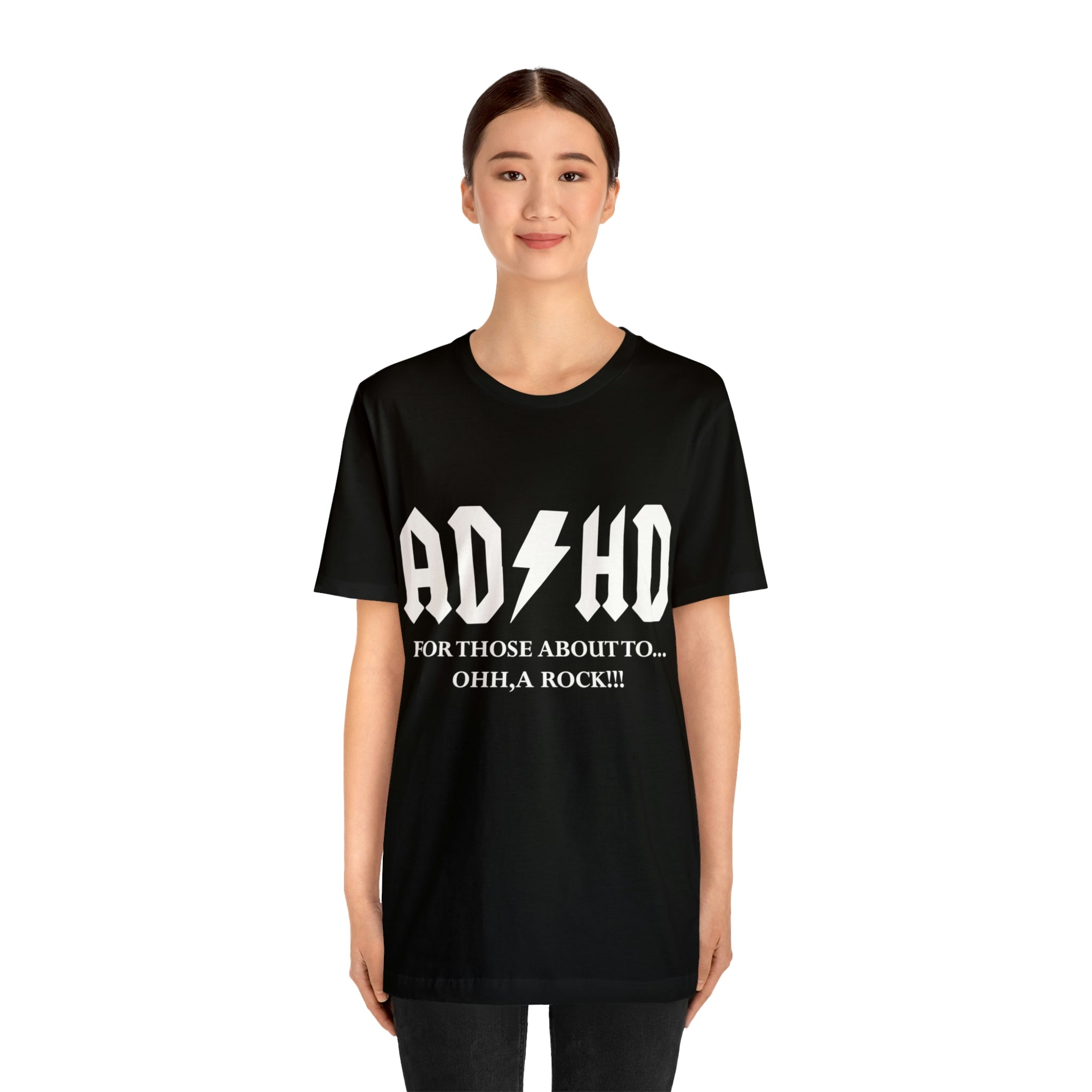 ADHD Look A Rock - Unisex Jersey Short Sleeve Tee
