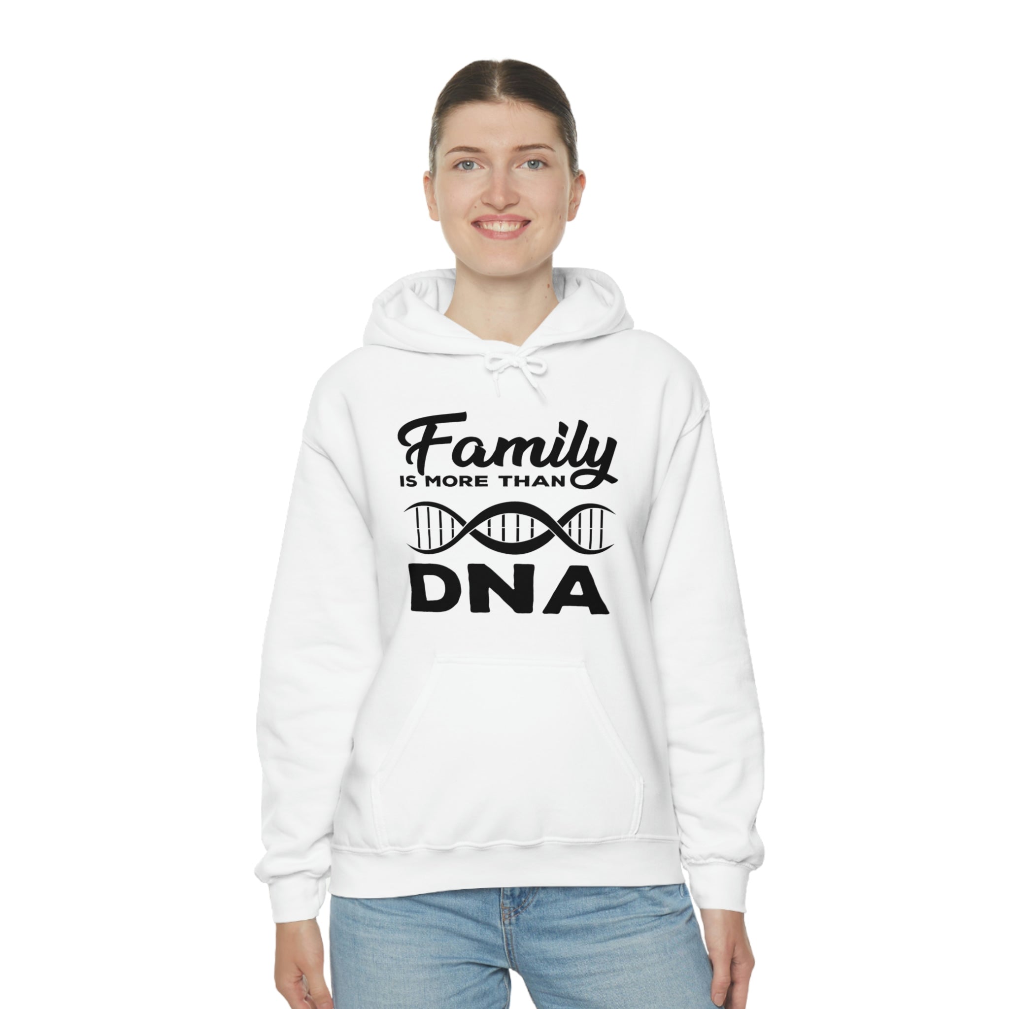 Family Is More Than DNA - Unisex Heavy Blend™ Hooded Sweatshirt