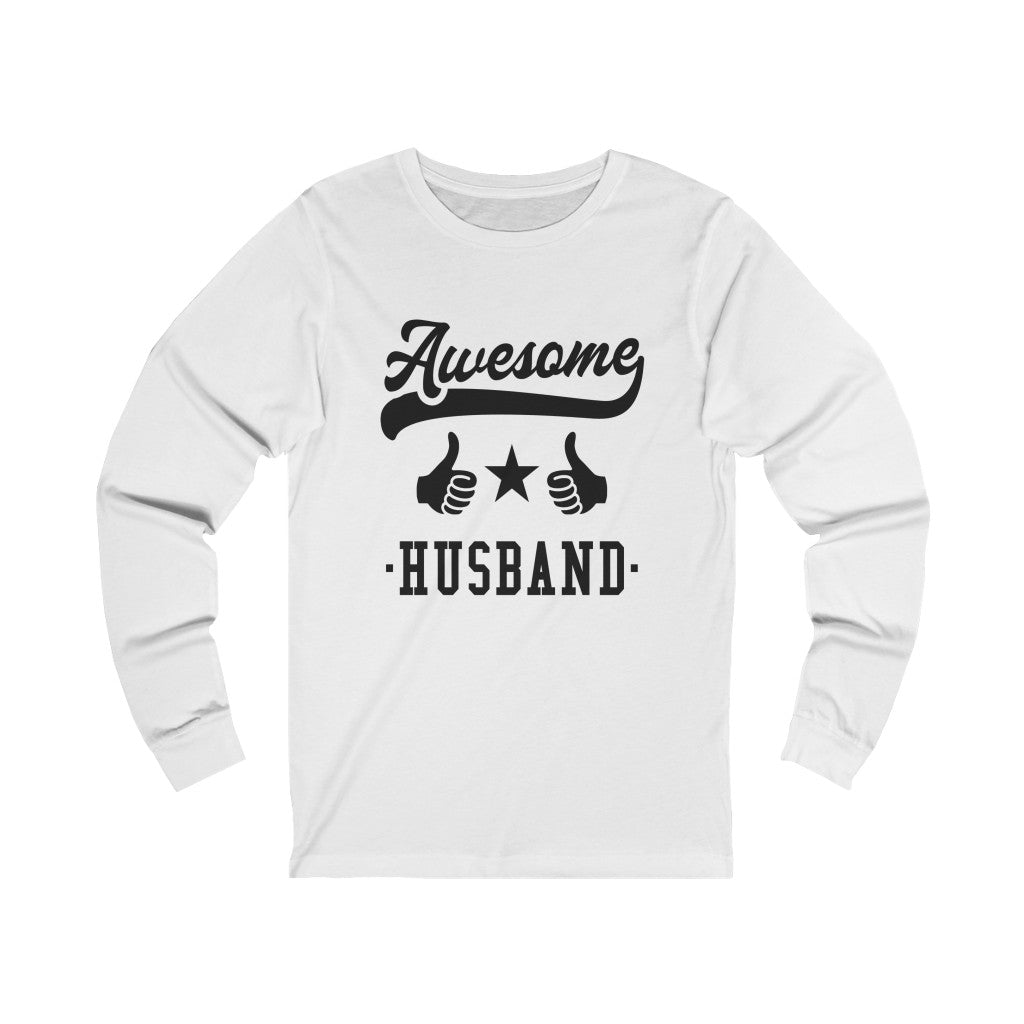 Awesome Husband - Unisex Jersey Long Sleeve Tee