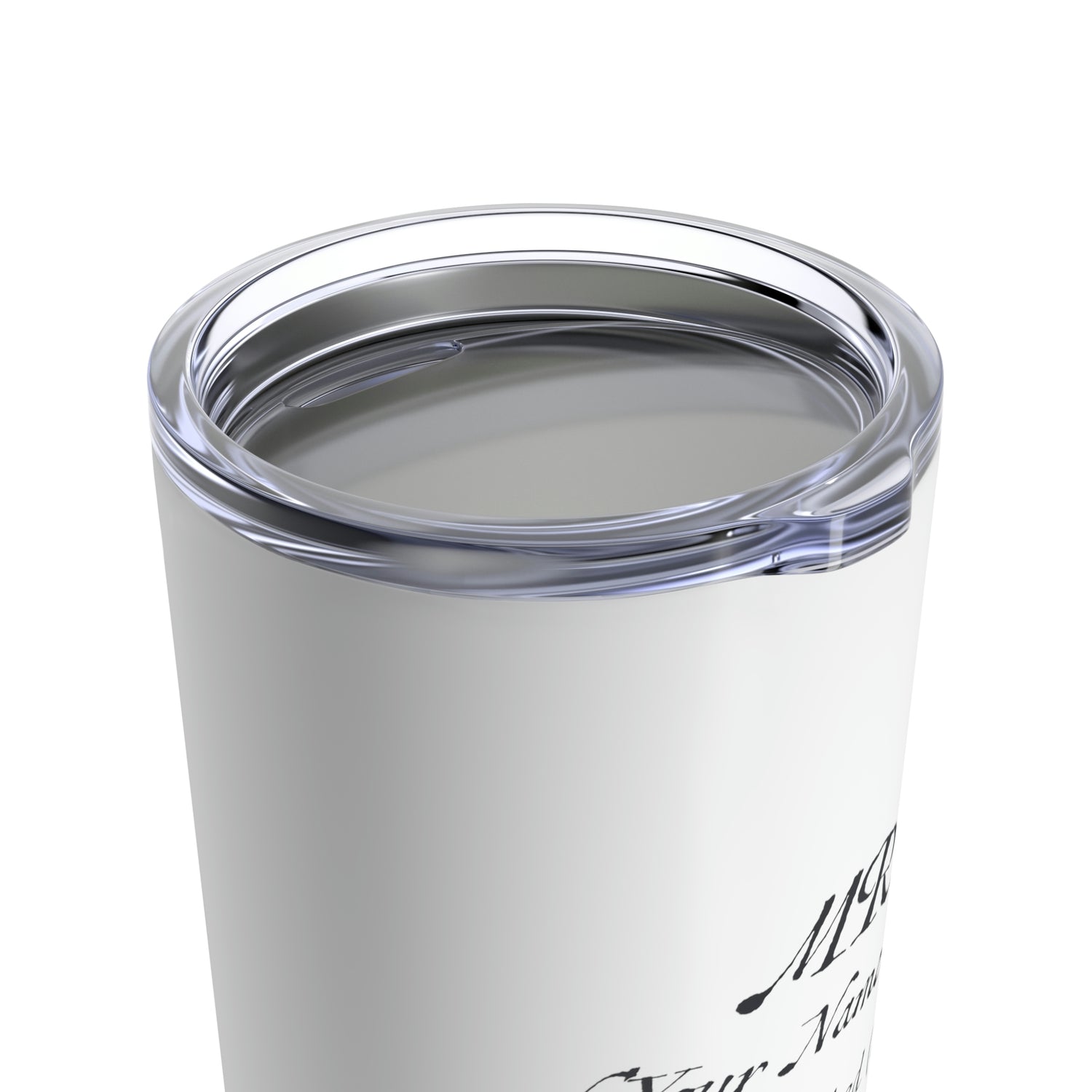 Mr. Established Wedding Date  & Name Customizable - Tumbler 20oz
