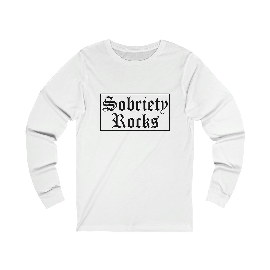 Sobriety Rocks - Unisex Jersey Long Sleeve Tee