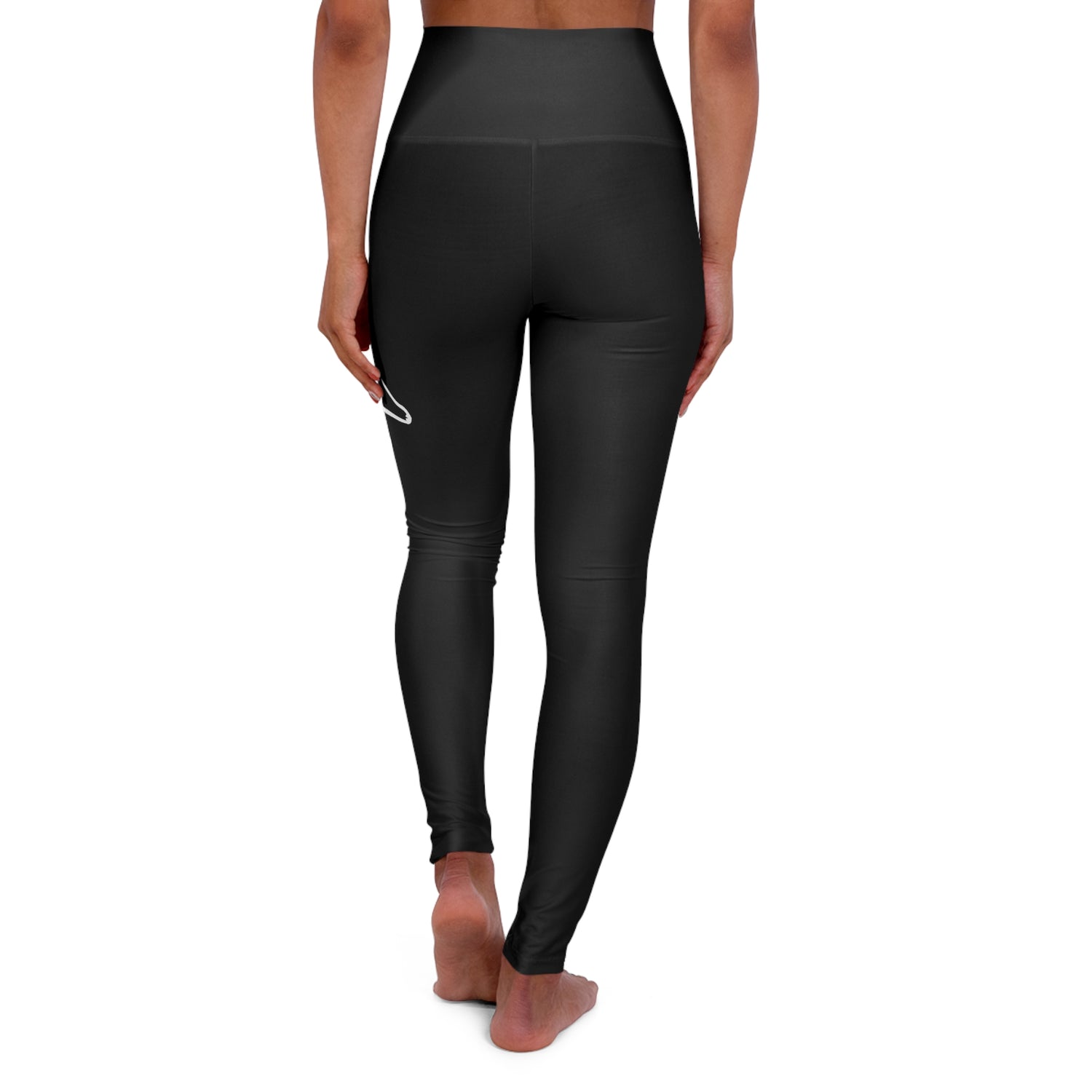 Not Today - Black High Waisted Yoga Leggings