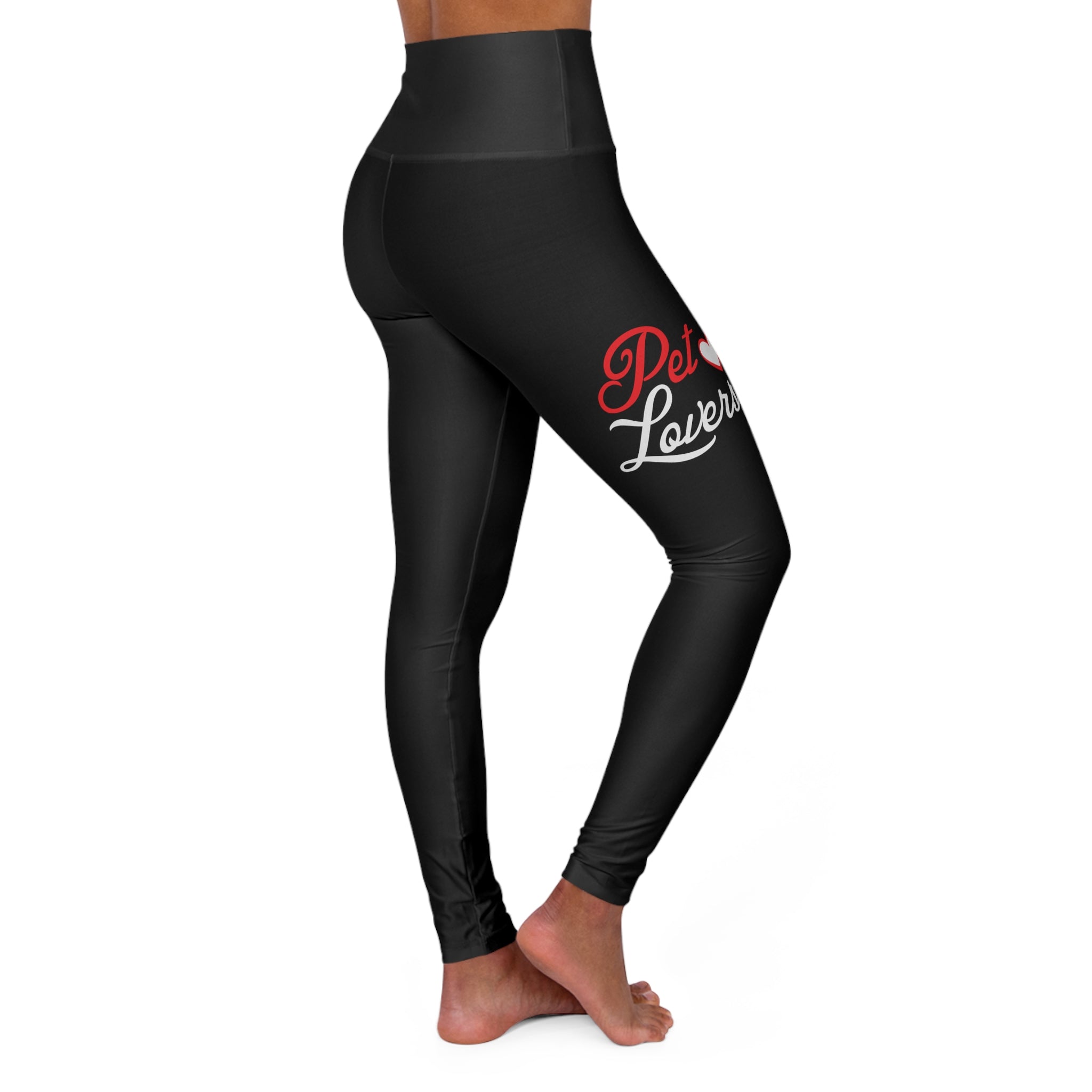 Pet Lovers - Black High Waisted Yoga Leggings