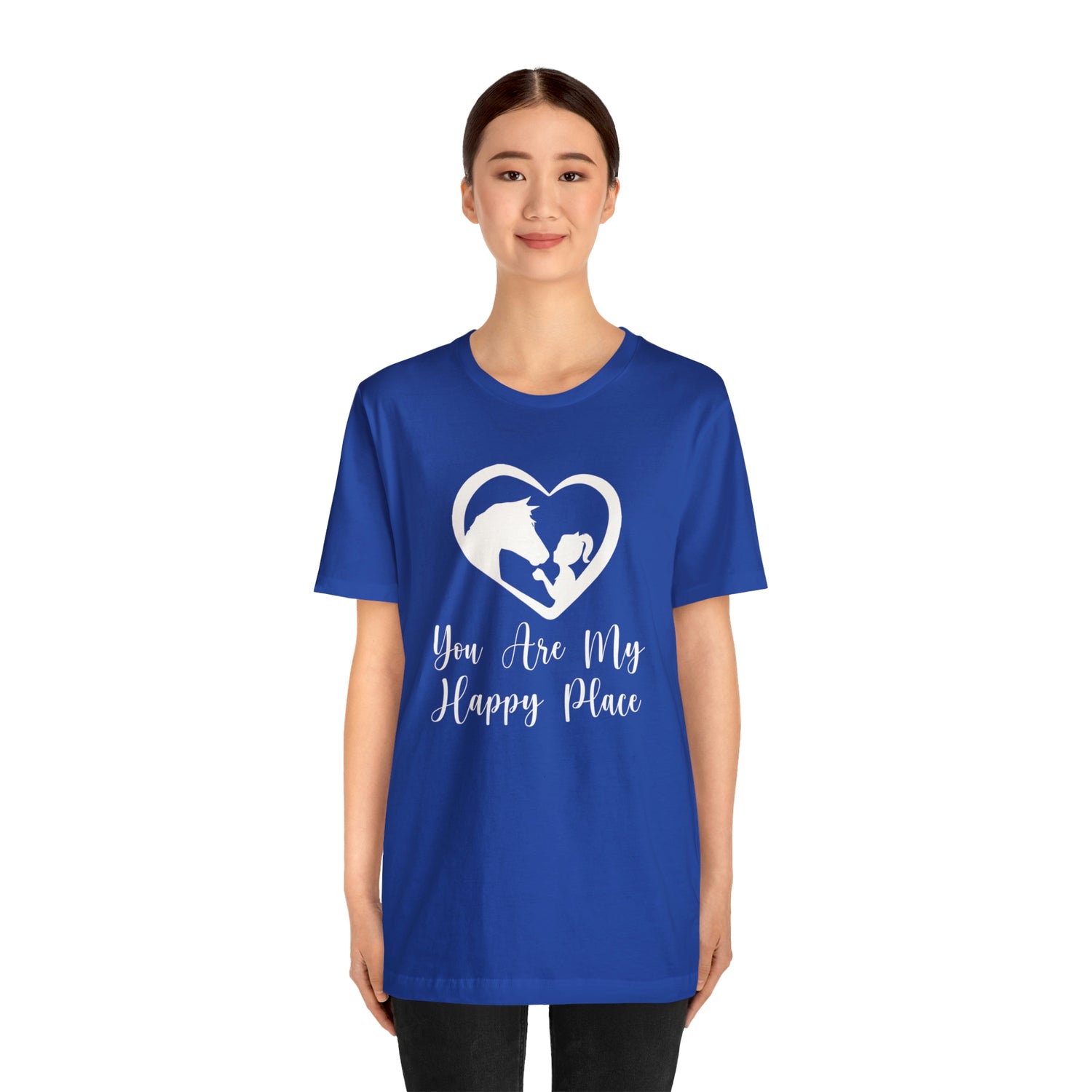 You Are My Happy Place - Unisex Jersey Short Sleeve Tee