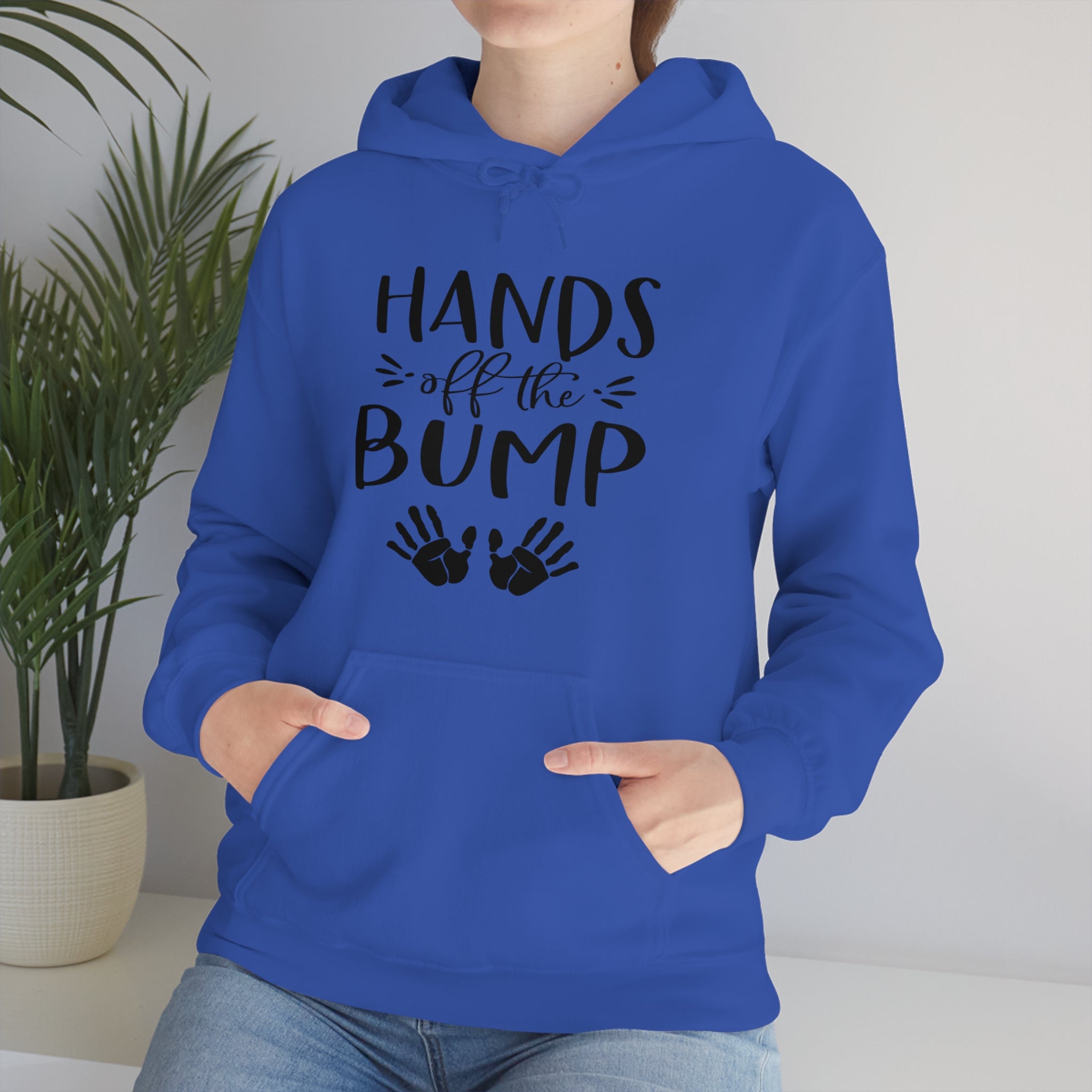 Hands Off The Bump - Unisex Heavy Blend™ Hooded Sweatshirt