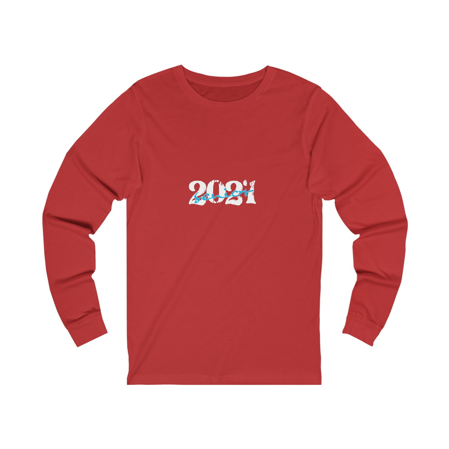 Senior With Class Year Customizable - Unisex Jersey Long Sleeve Tee