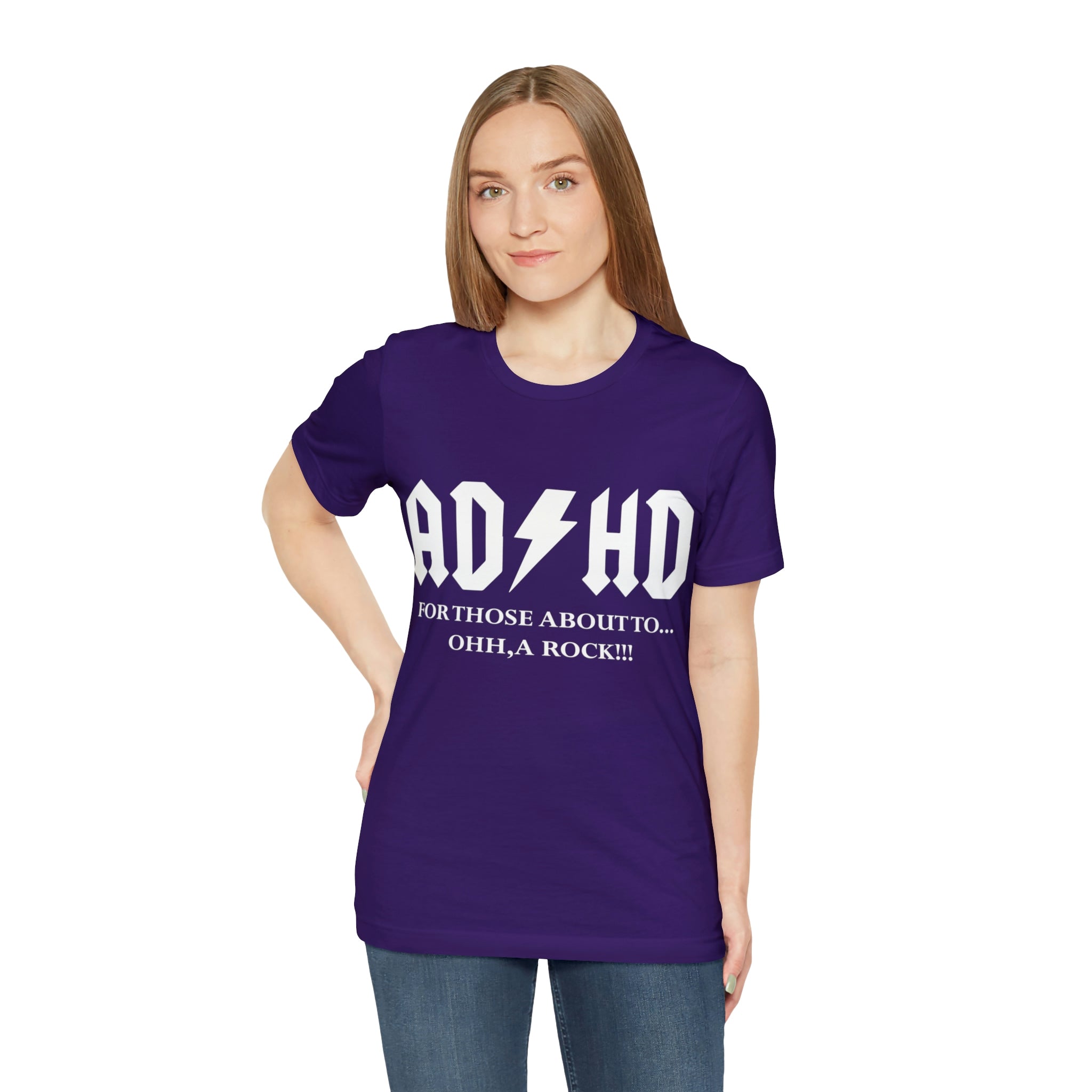 ADHD Look A Rock - Unisex Jersey Short Sleeve Tee