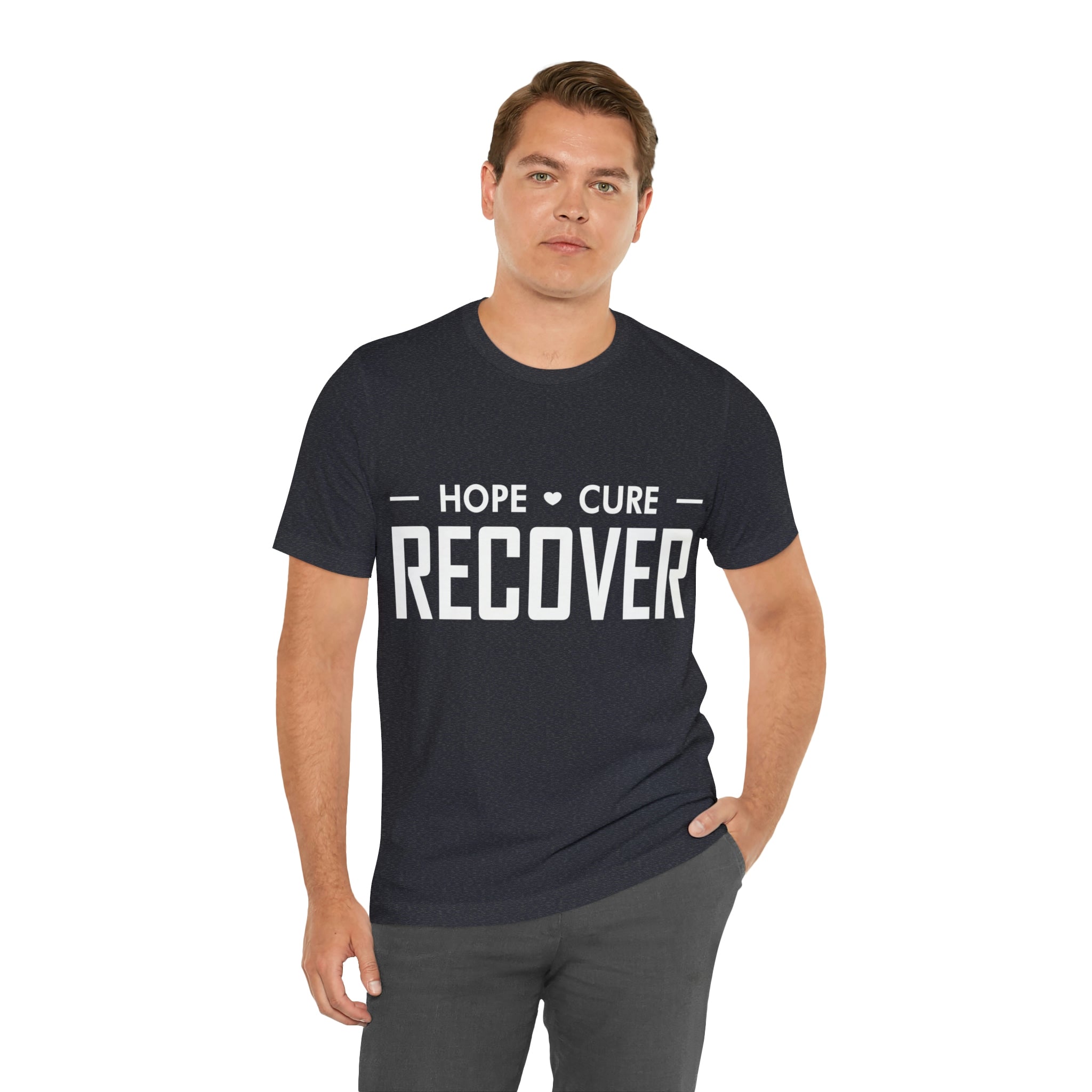 Hope Cure Recover - Unisex Jersey Short Sleeve Tee