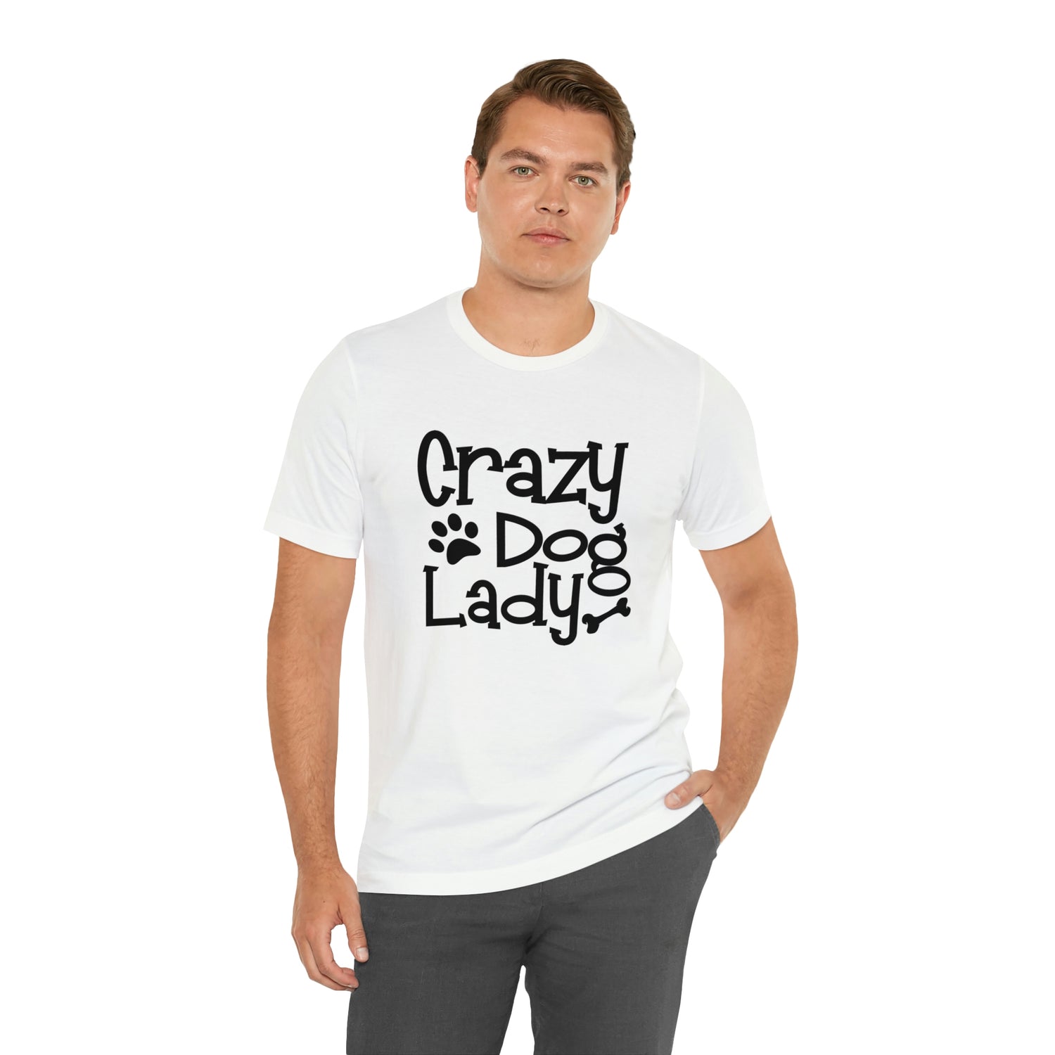 Crazy Dog Lady - Unisex Jersey Short Sleeve Tee