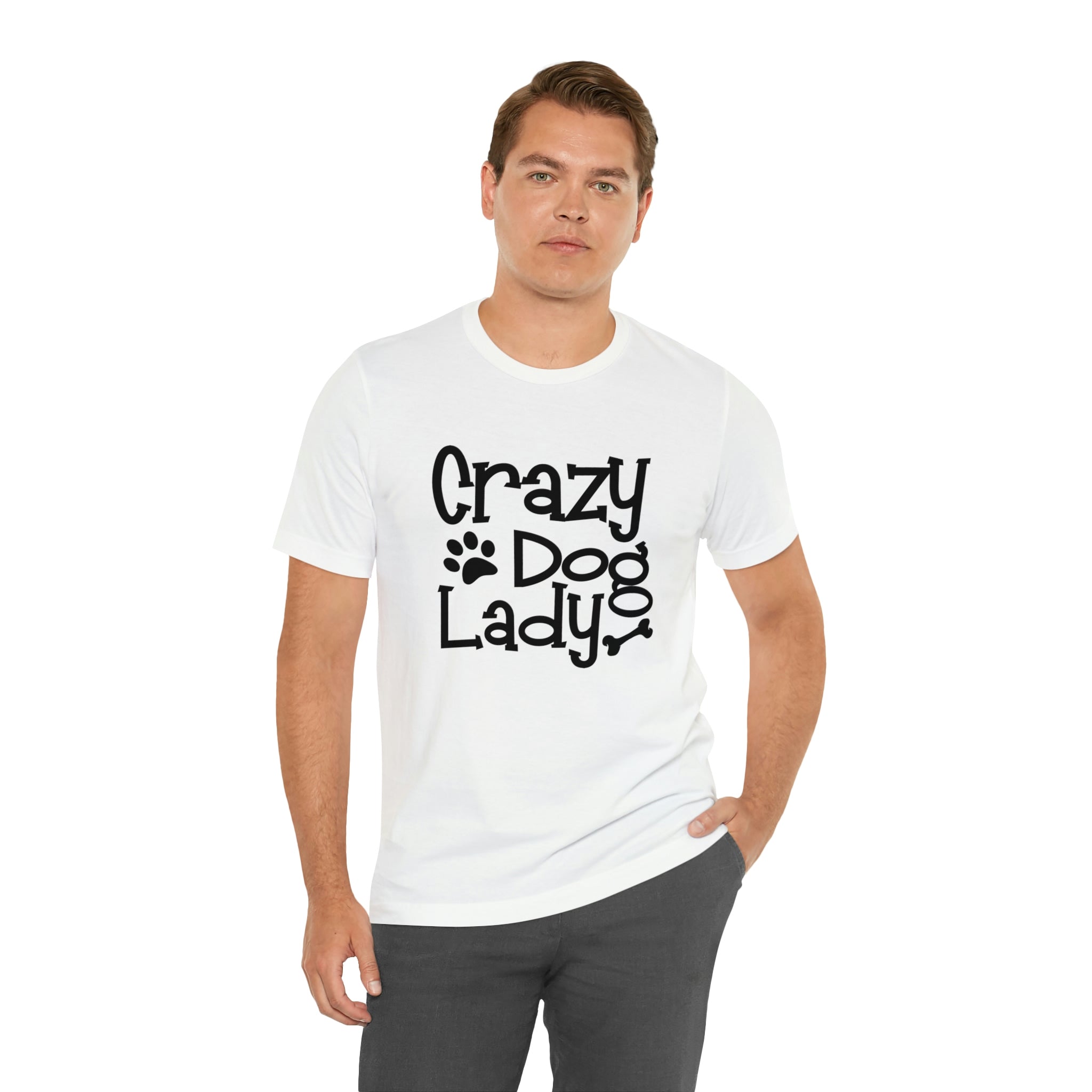 Crazy Dog Lady - Unisex Jersey Short Sleeve Tee