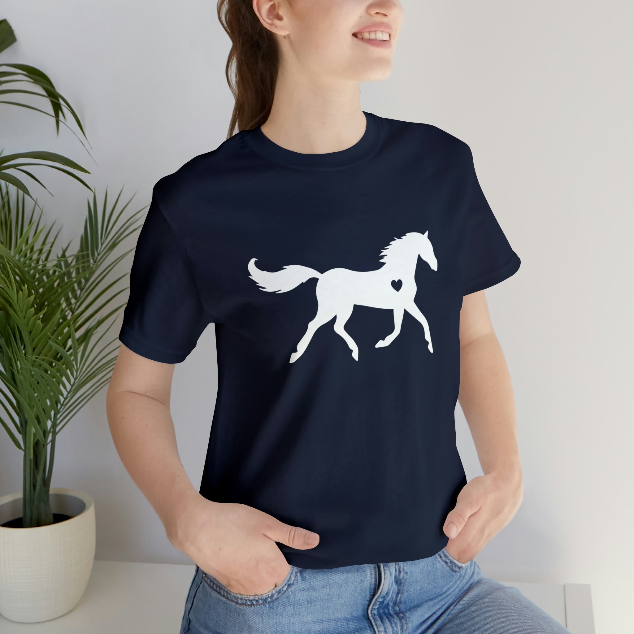 Horse Heart - Unisex Jersey Short Sleeve Tee