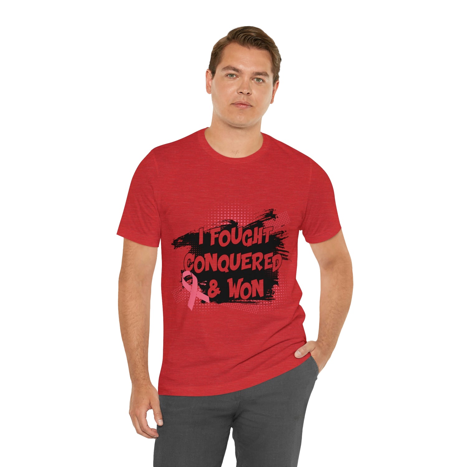I Fought Conquered & Won - Unisex Jersey Short Sleeve Tee