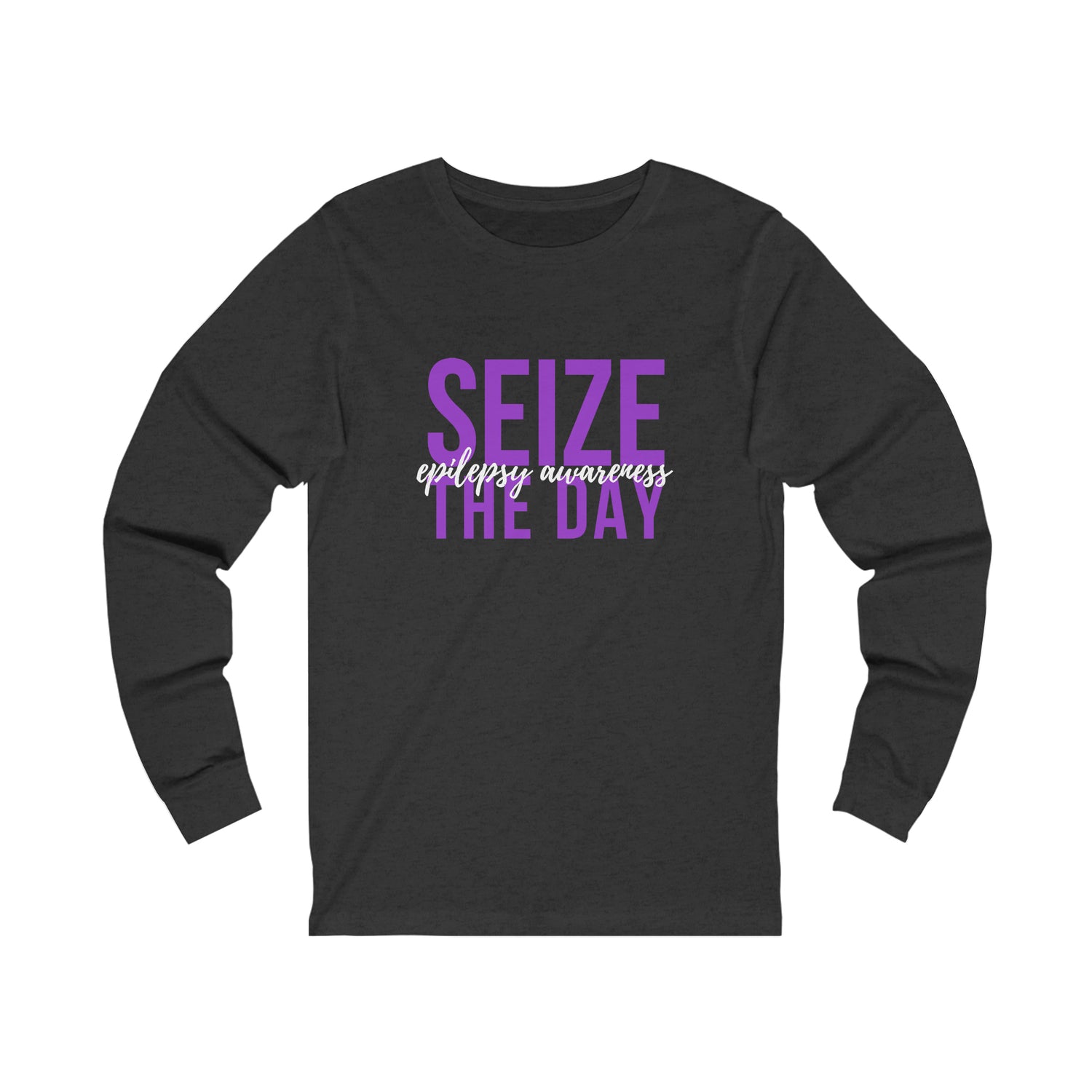 Seize The Day Epilepsy Awareness - Unisex Jersey Long Sleeve Tee