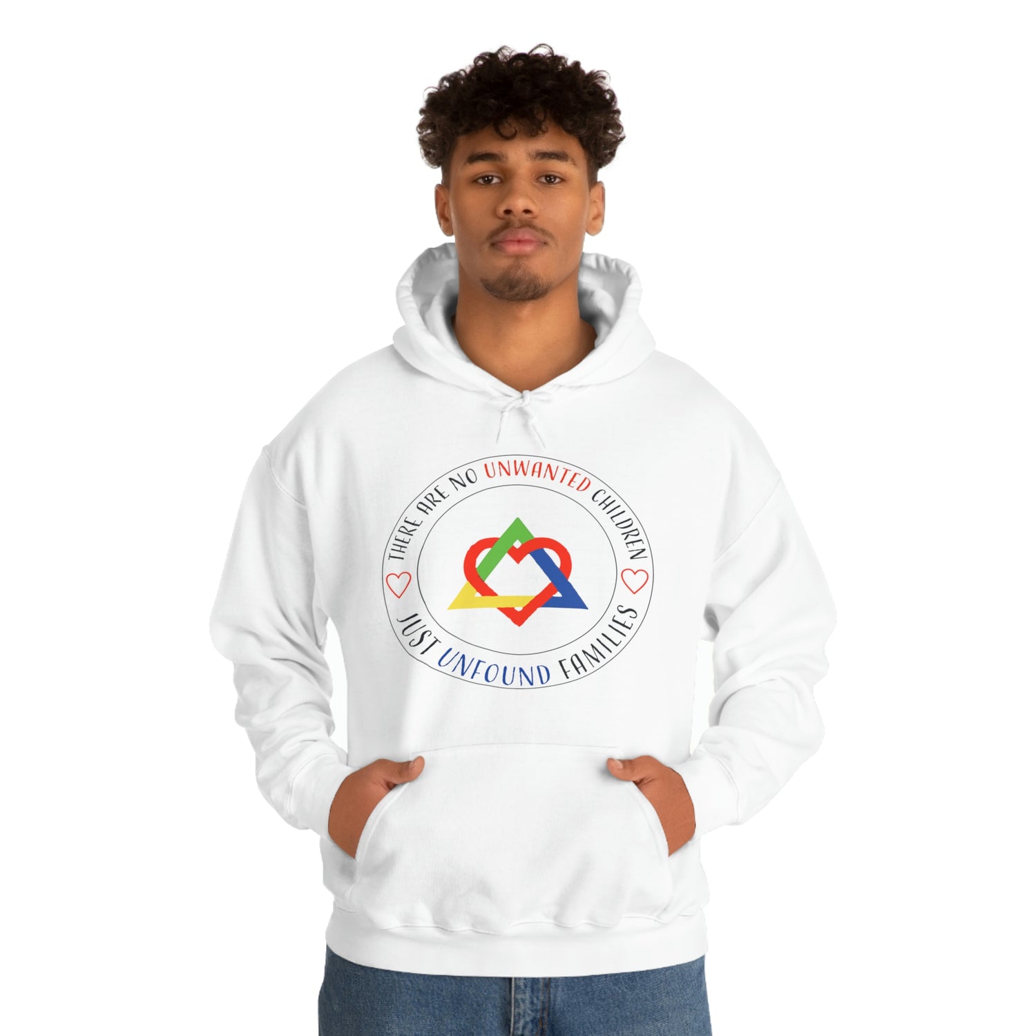 There Are No Unwanted Children Only Unfound Families - Unisex Heavy Blend™ Hooded Sweatshirt