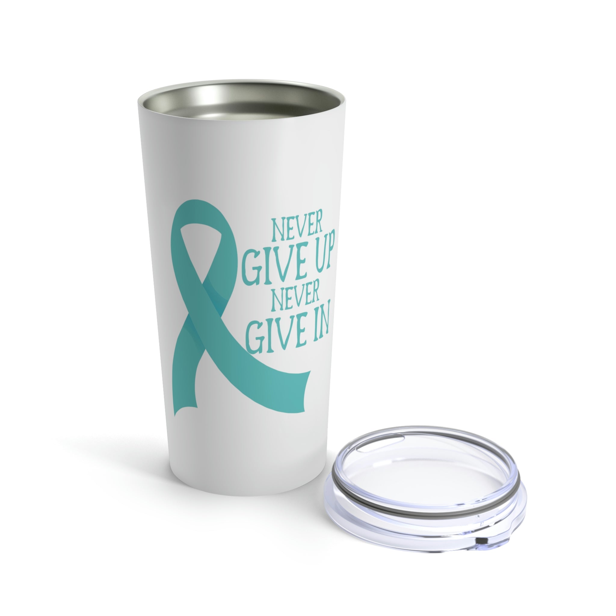 Never Give Up Never Give In - Tumbler 20oz