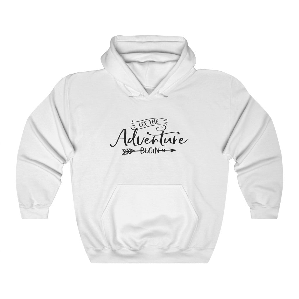 Let The Adventure Begin - Unisex Heavy Blend™ Hooded Sweatshirt