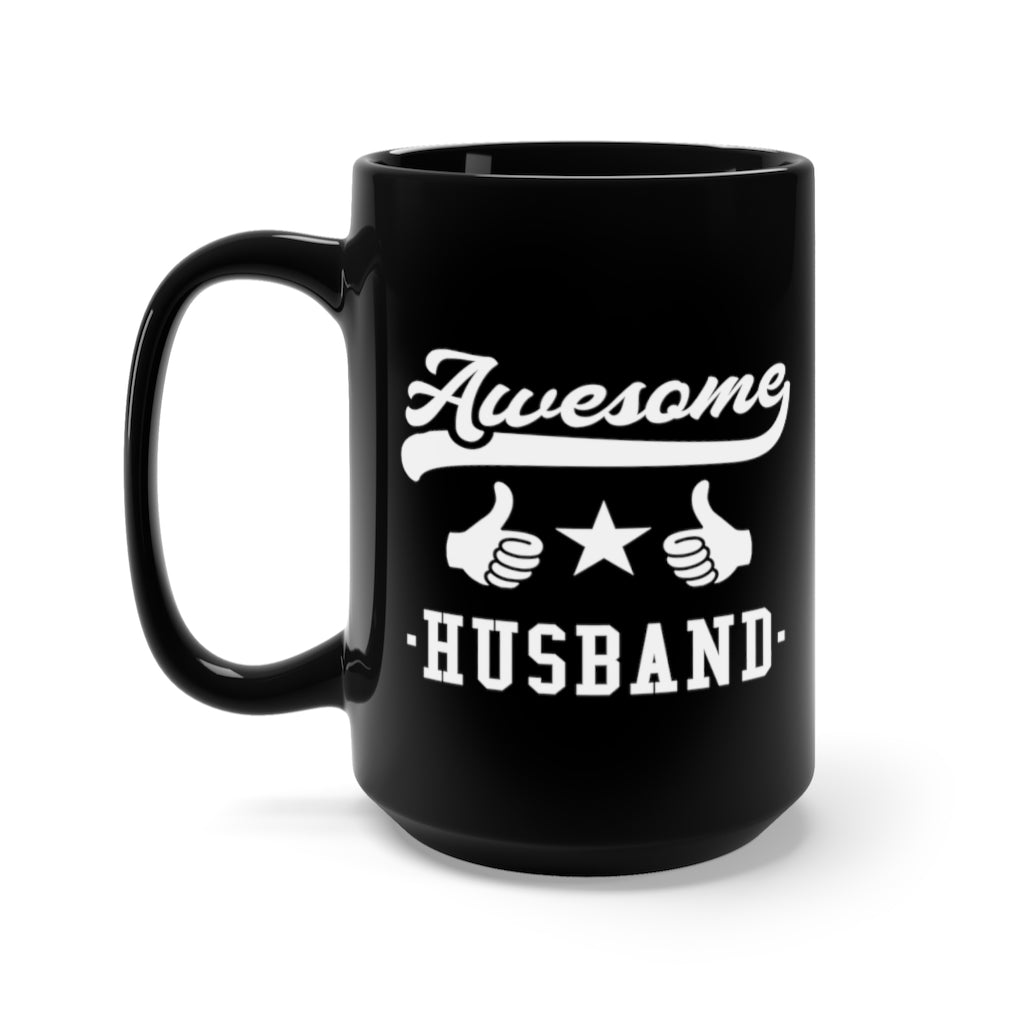 Awesome Husband - Large 15oz Black Mug
