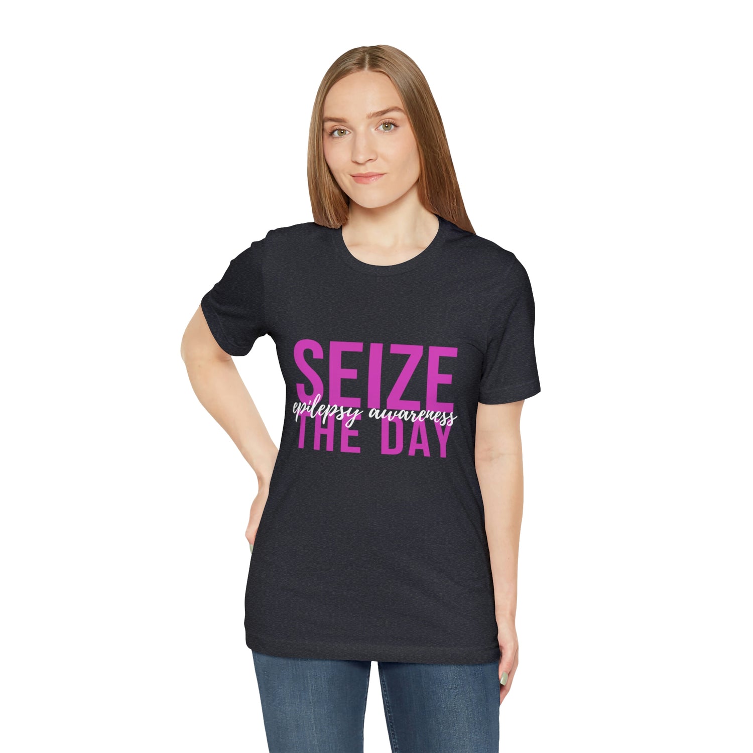Seize The Day Epilepsy Awareness - Unisex Jersey Short Sleeve Tee