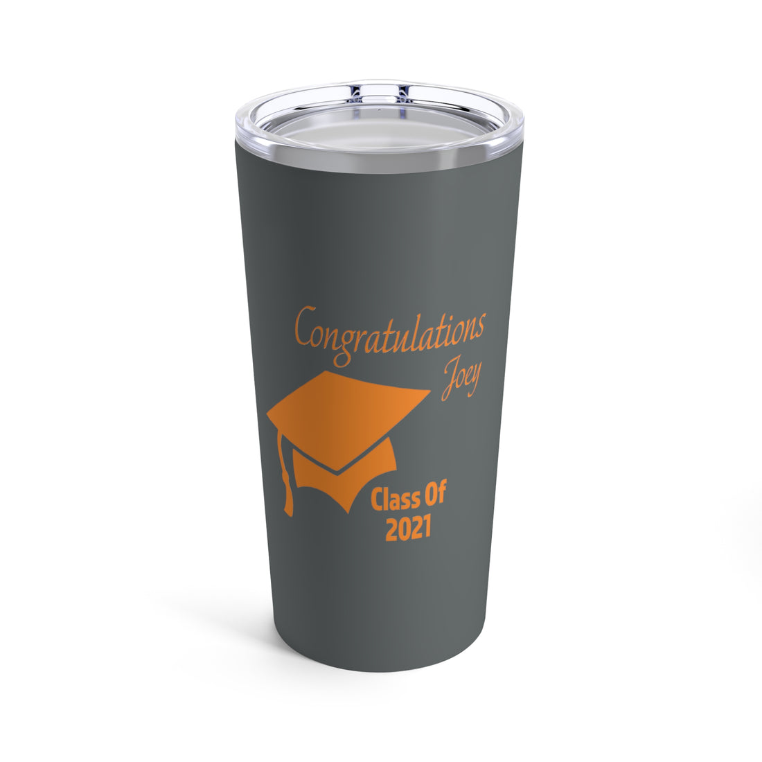 Congratulations With Year &amp; Name Customizable - Tumbler 20oz
