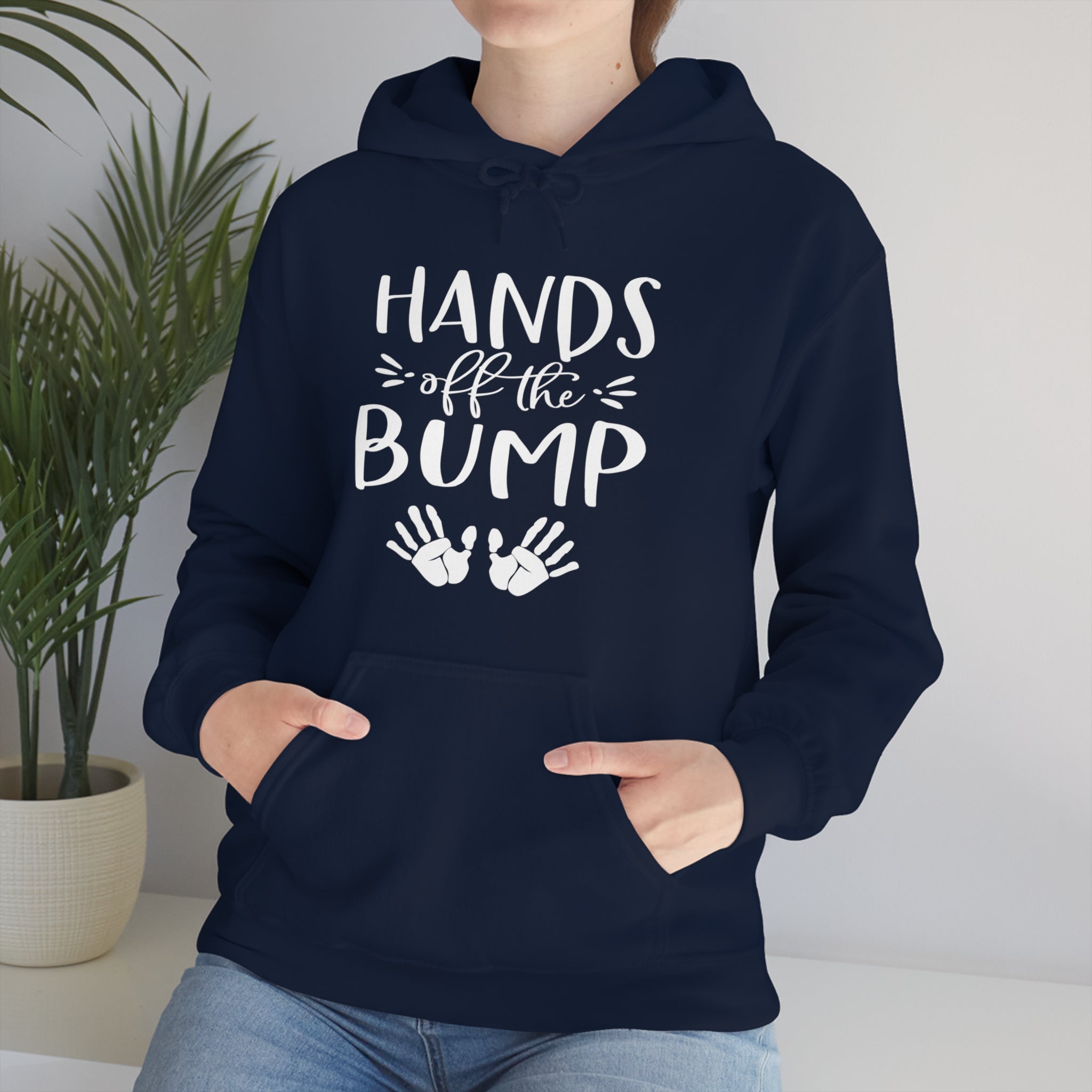 Hands Off The Bump - Unisex Heavy Blend™ Hooded Sweatshirt