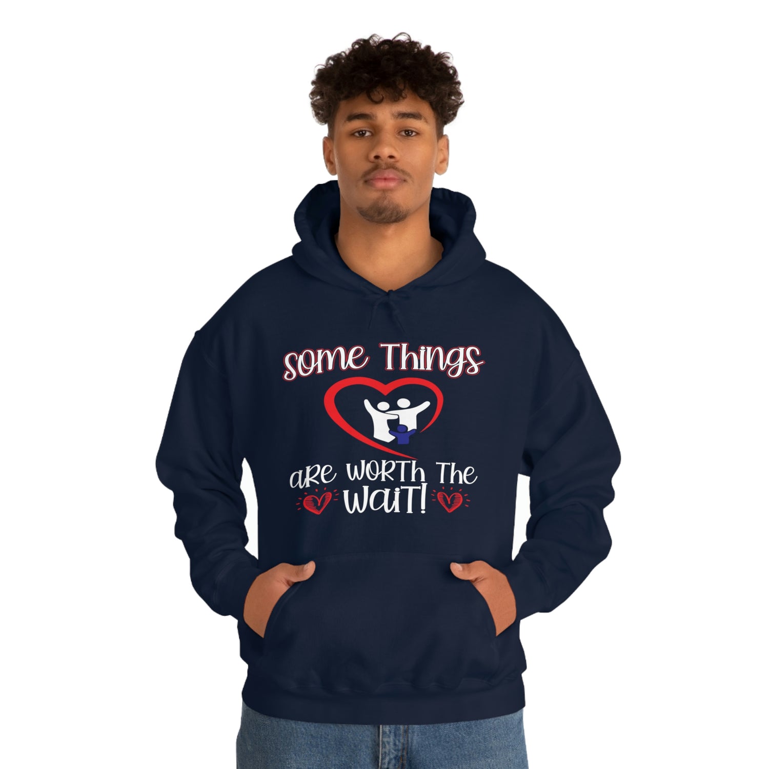 Some Things Are Worth The Wait - Unisex Heavy Blend™ Hooded Sweatshirt