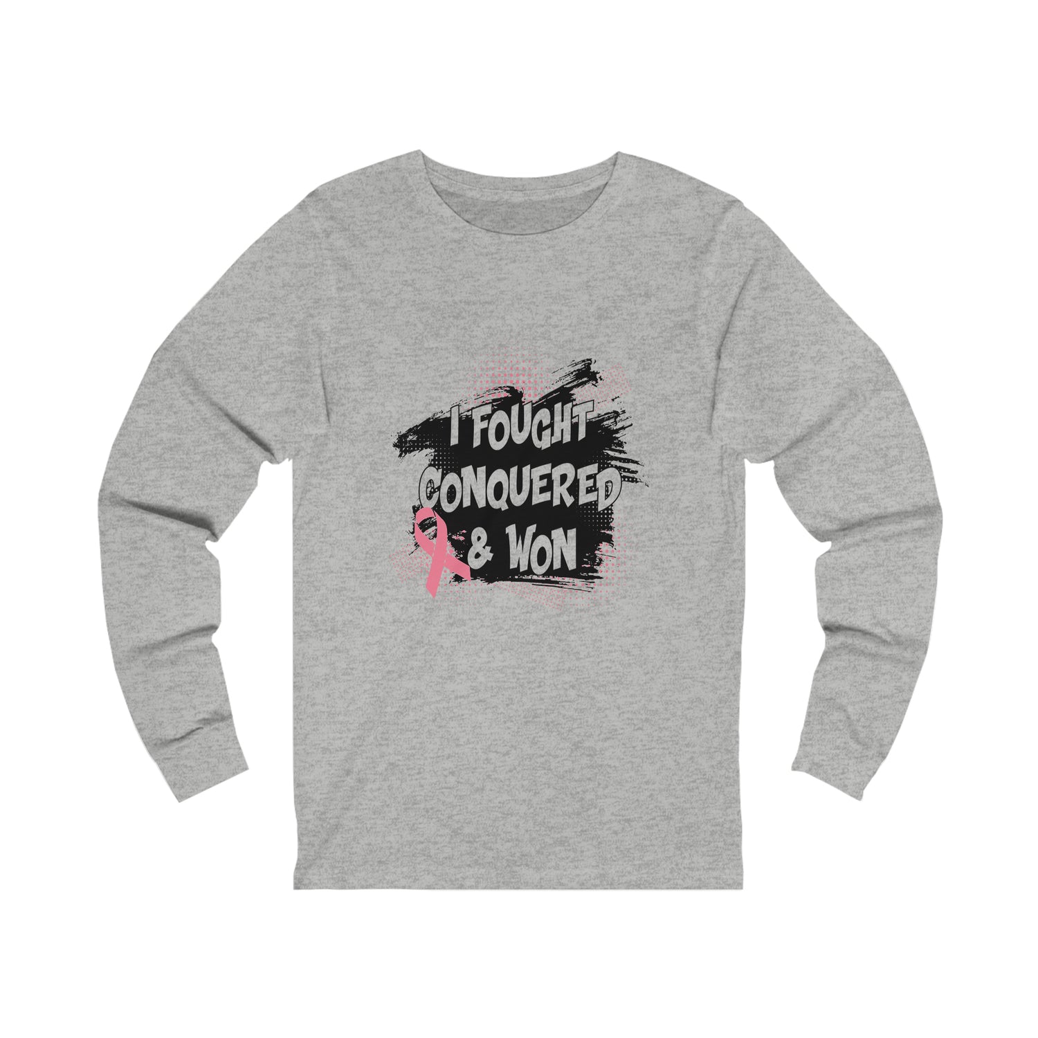 I Fought Conquered & Won - Unisex Jersey Long Sleeve Tee