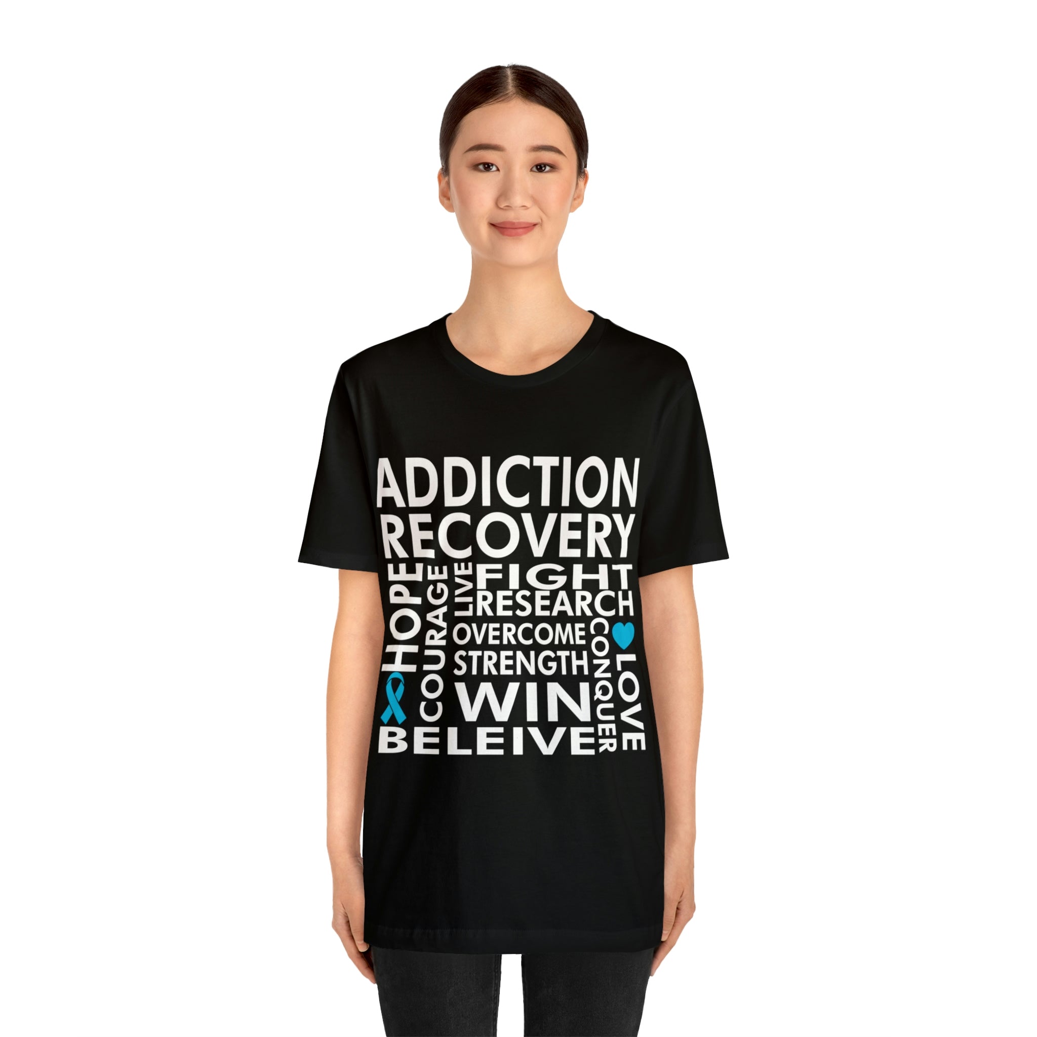 Addiction Recovery - Unisex Jersey Short Sleeve Tee