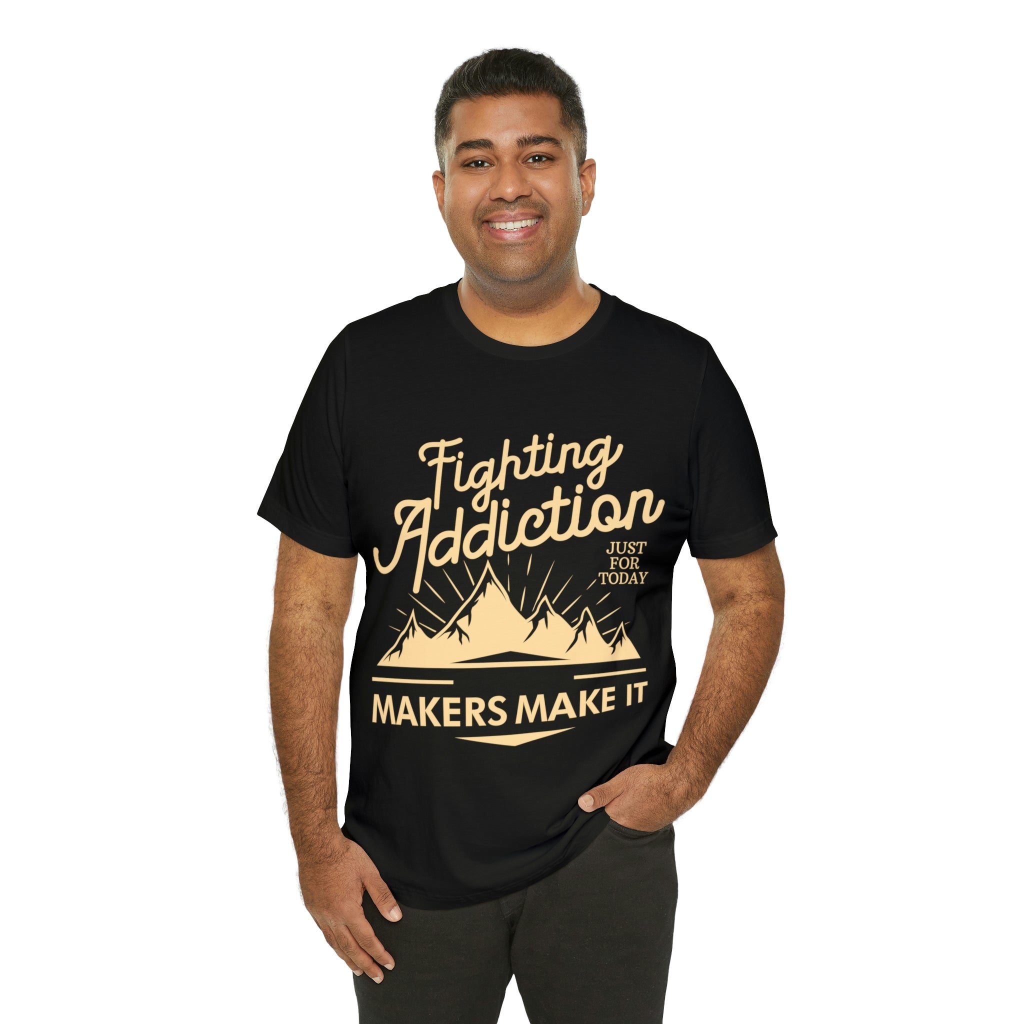 Fighting Addiction - Unisex Jersey Short Sleeve Tee