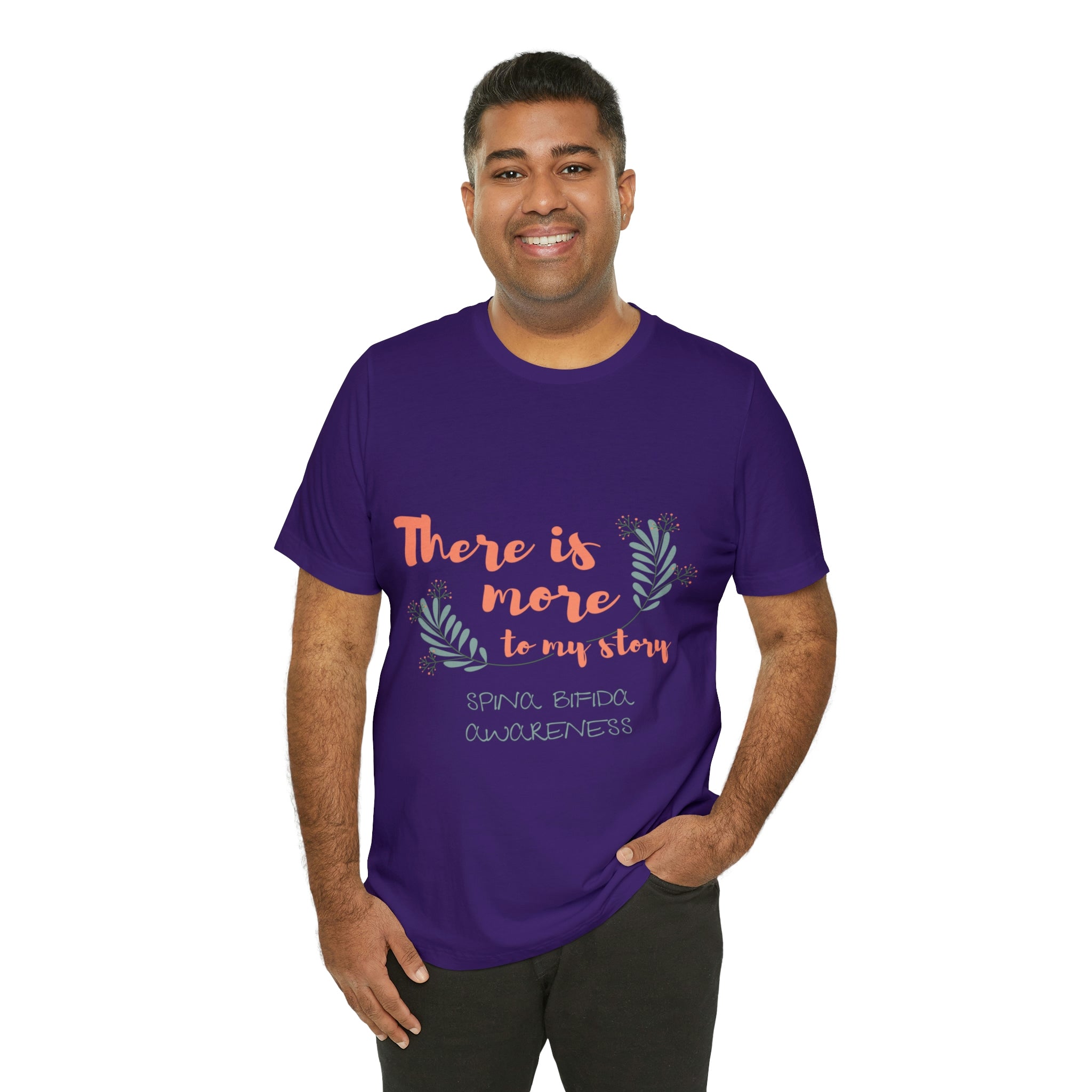 There Is More To My Story Spina Bifida Awareness - Unisex Jersey Short Sleeve Tee