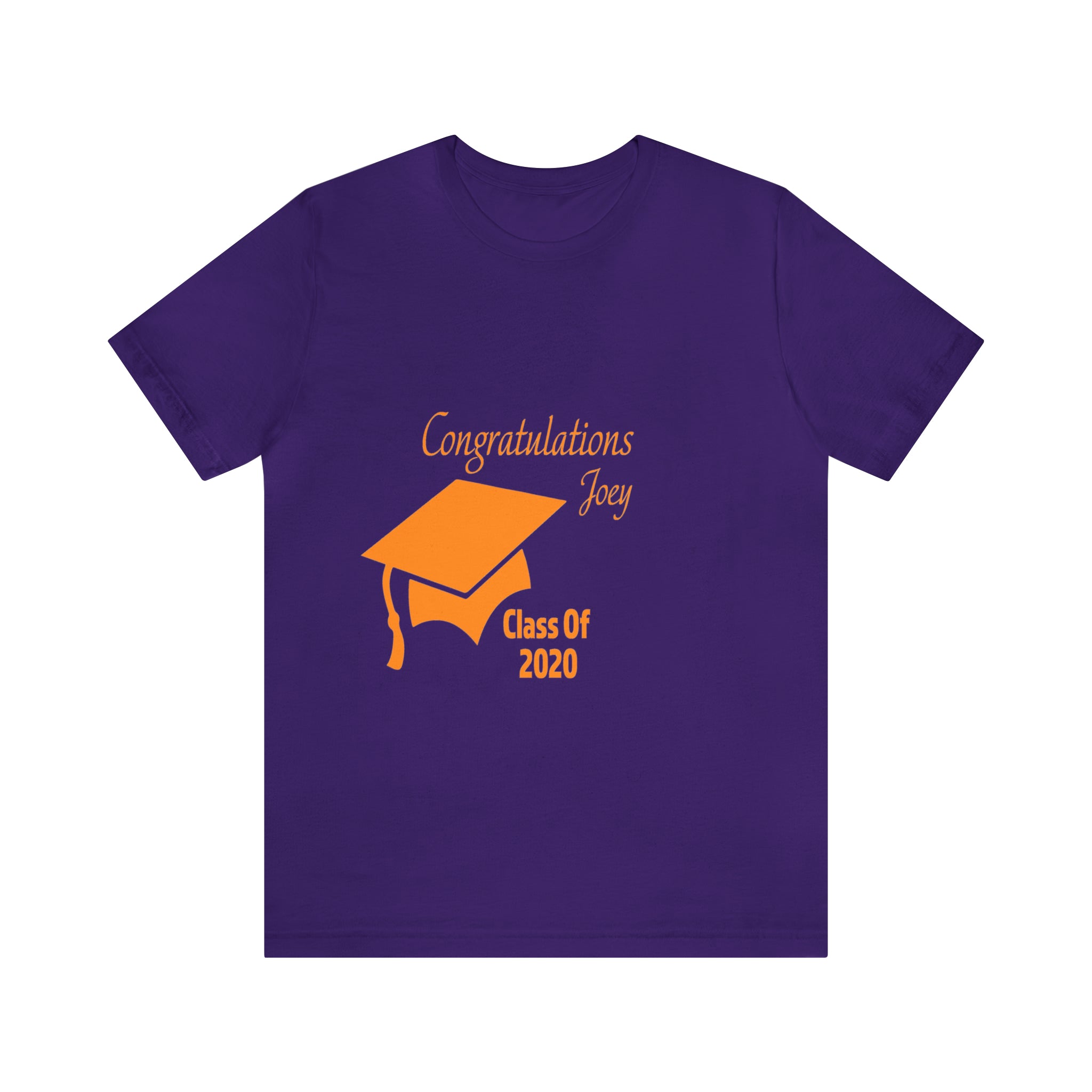 Congratulations With Year & Name Customizable - Unisex Jersey Short Sleeve Tee