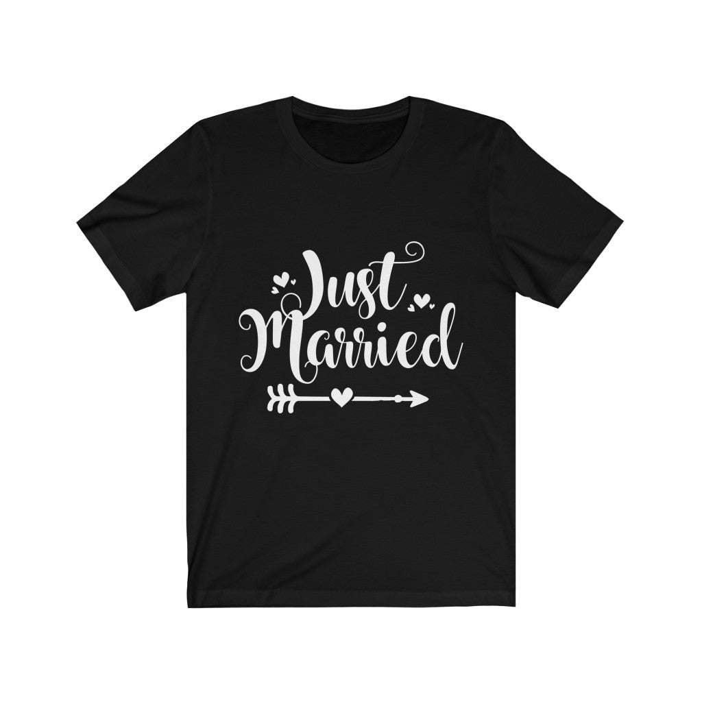 Just Married - Unisex Jersey Short Sleeve Tee