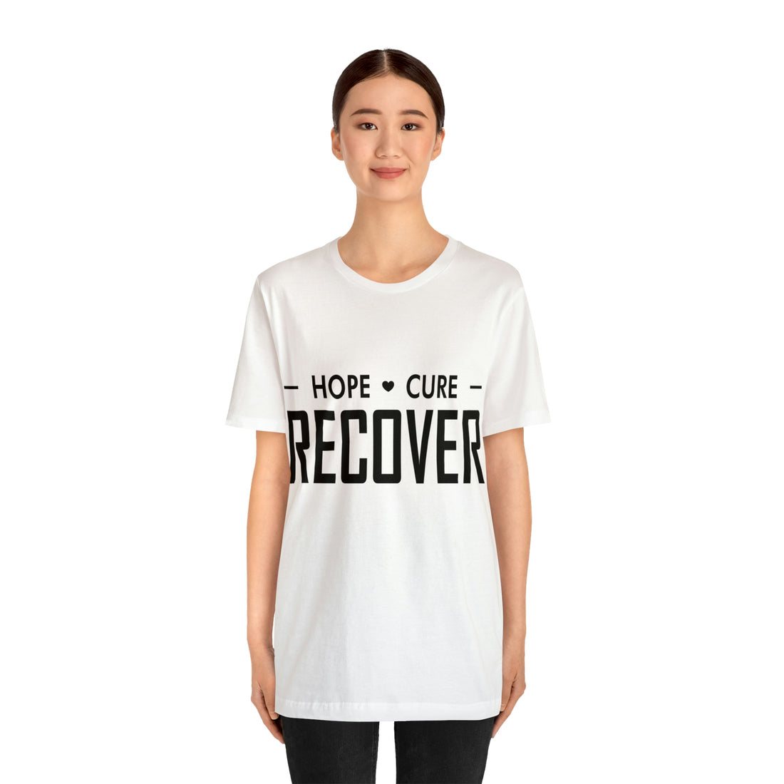 Hope Cure Recover - Unisex Jersey Short Sleeve Tee
