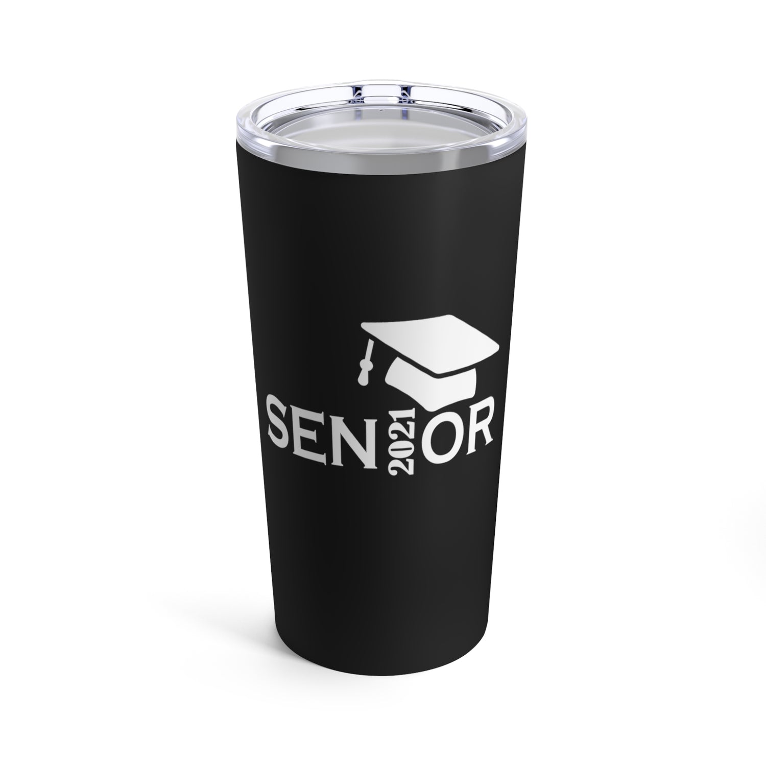 Senior Cap With Class Year Customizable - Tumbler 20oz