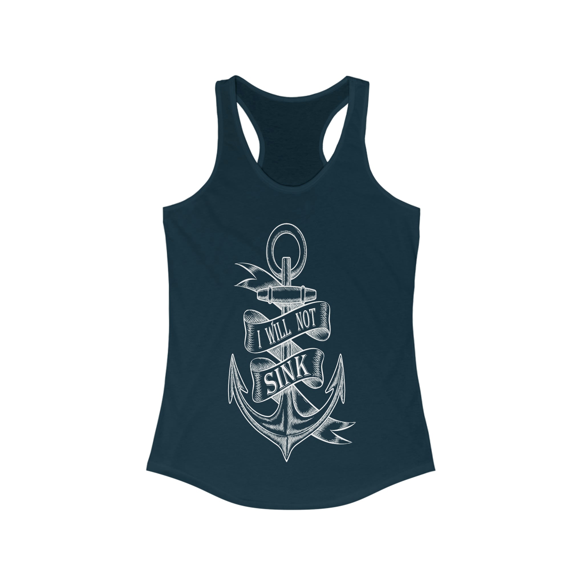 I Will Not Sink - Racerback Tank Top