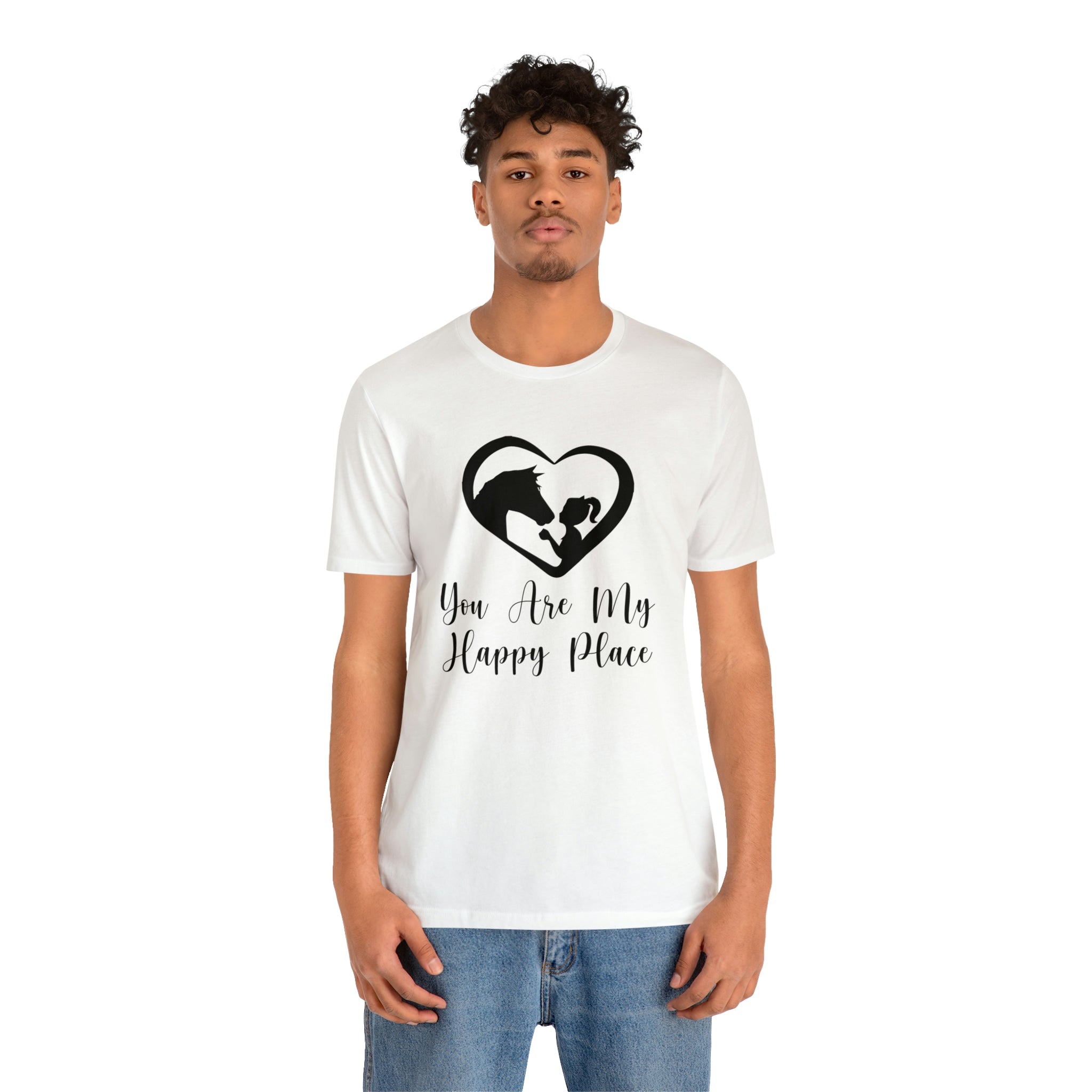 You Are My Happy Place - Unisex Jersey Short Sleeve Tee