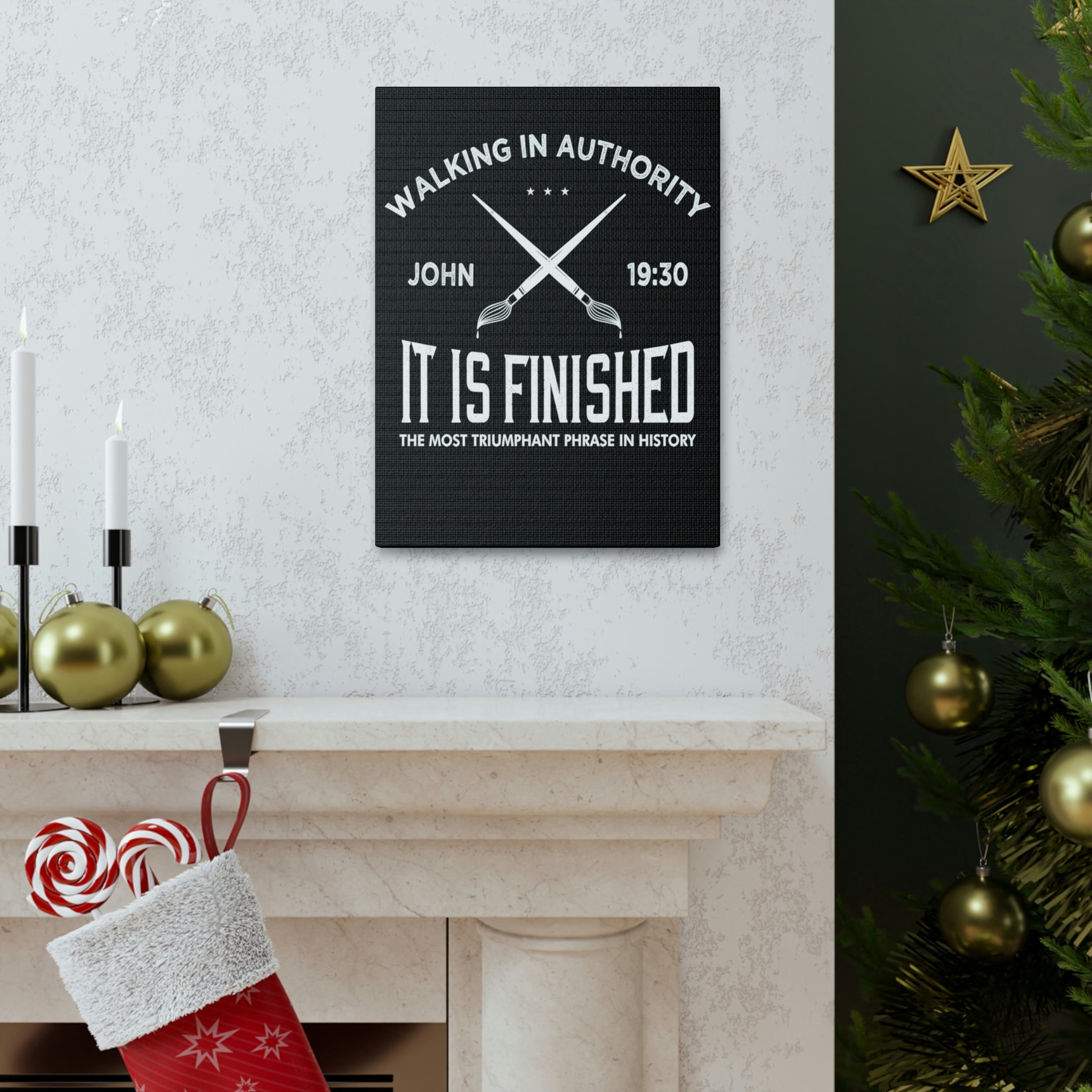John 19:30 It Is Finished - Canvas Print