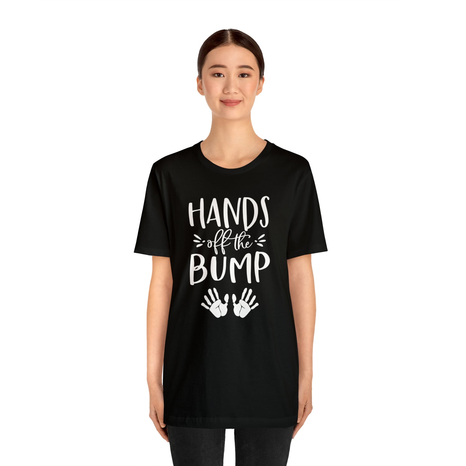 Hands Off The Bump - Unisex Jersey Short Sleeve Tee