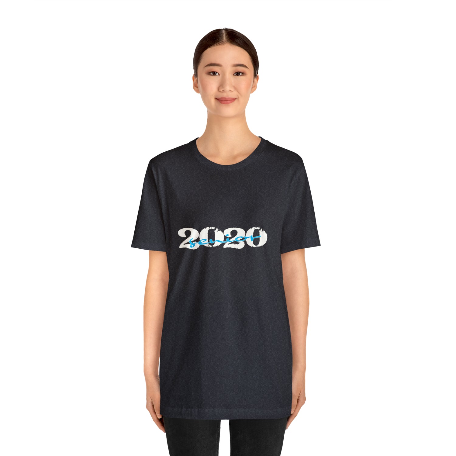 Senior With Class Year Customizable - Unisex Jersey Short Sleeve Tee