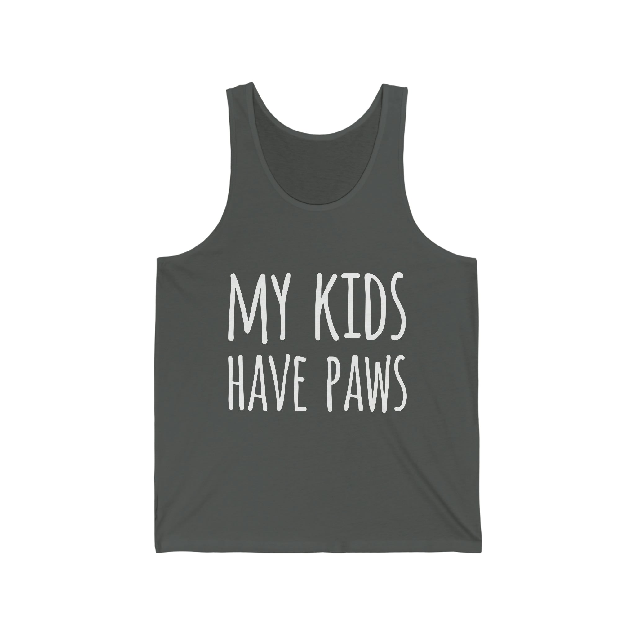 My Kids Have Paws - Unisex Jersey Tank Top