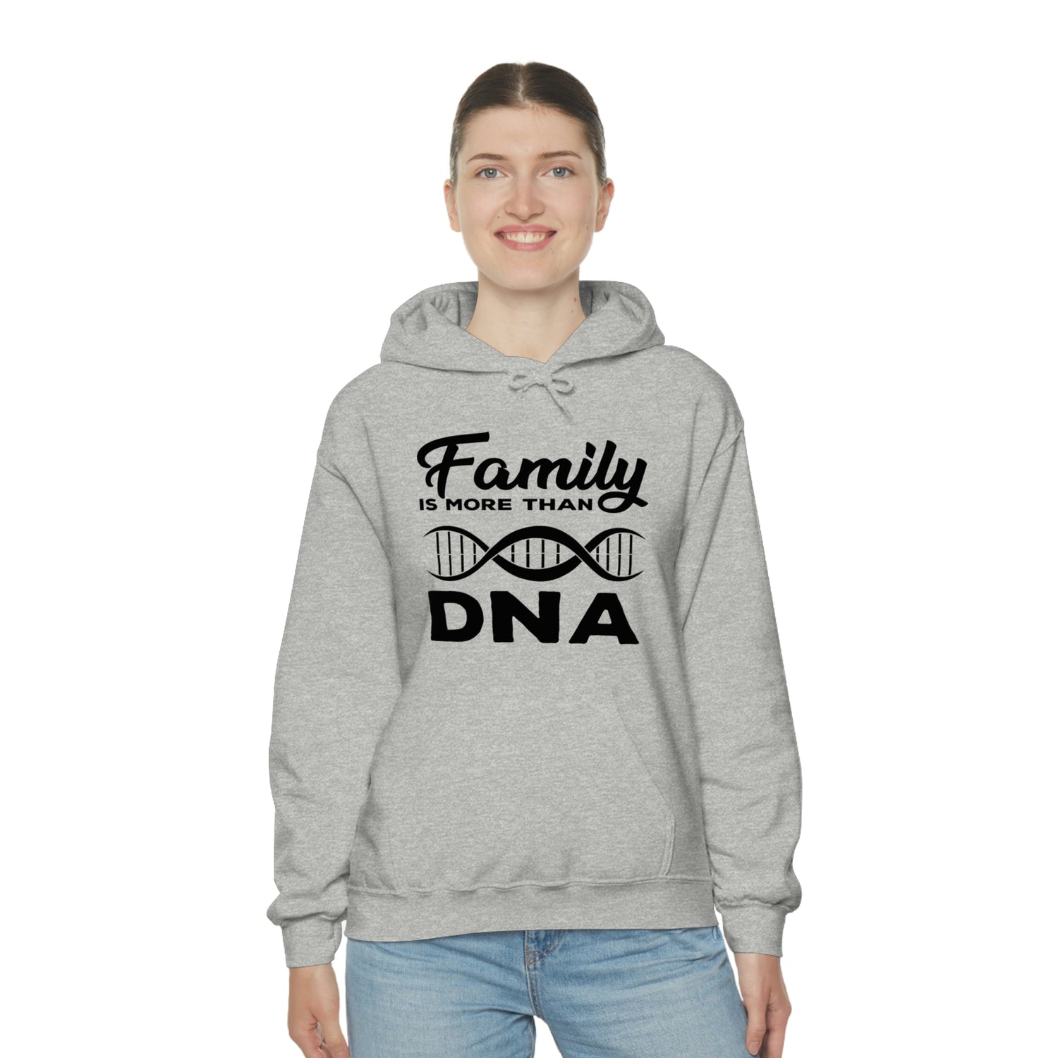 Family Is More Than DNA - Unisex Heavy Blend™ Hooded Sweatshirt