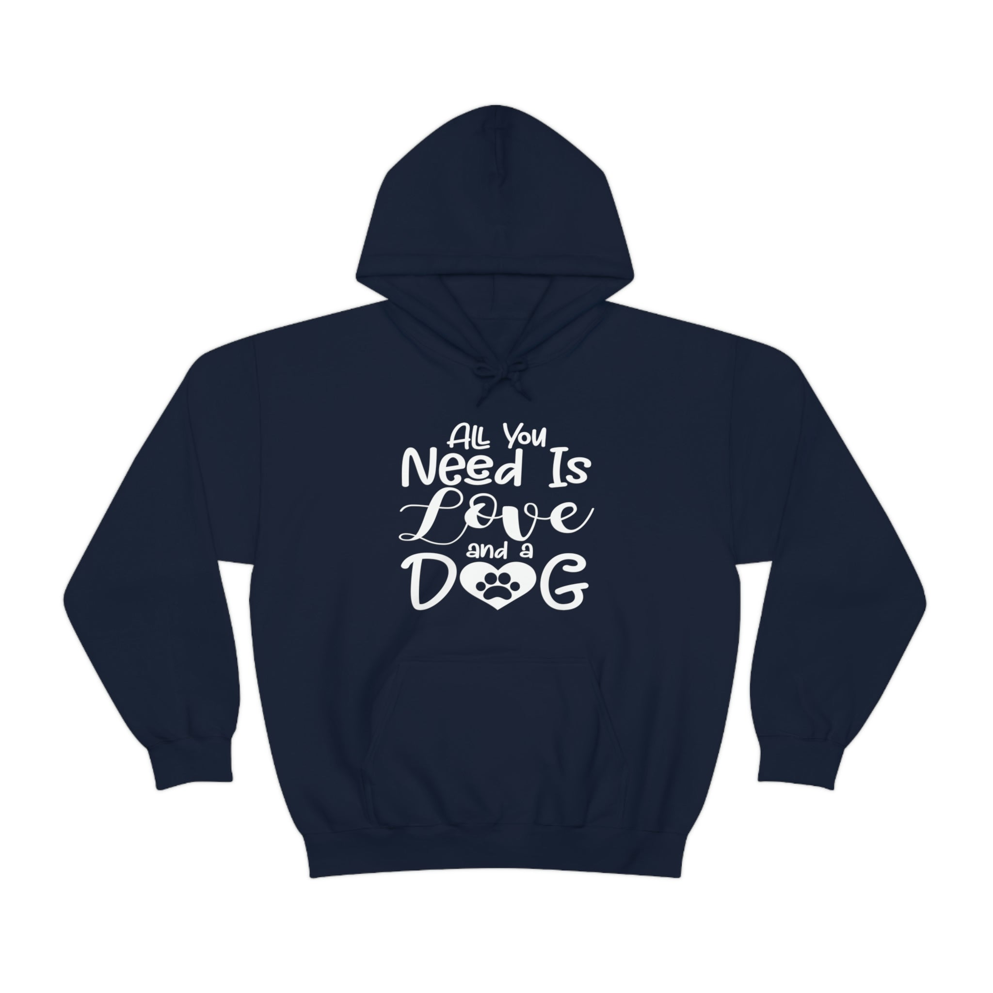 All You Need Is Love & A Dog - Unisex Heavy Blend™ Hooded Sweatshirt