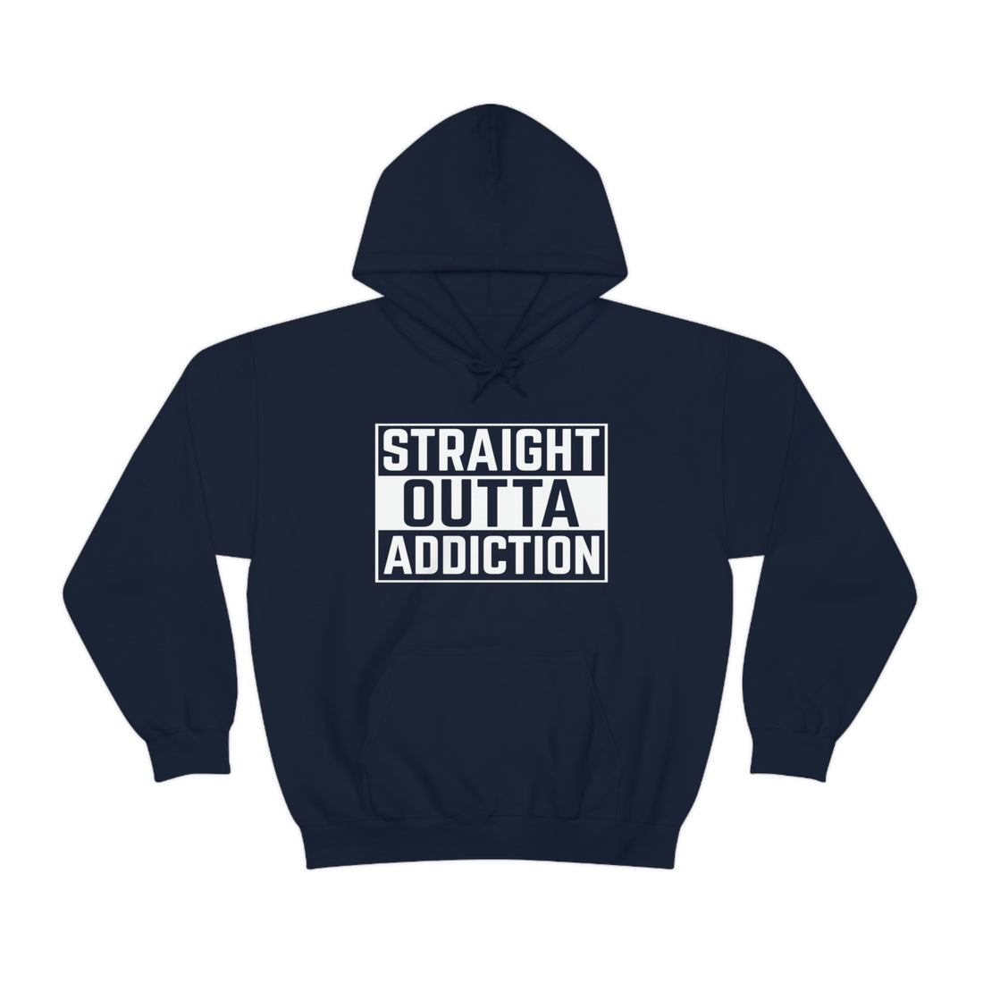 Straight Outta Addiction - Unisex Heavy Blend™ Hooded Sweatshirt