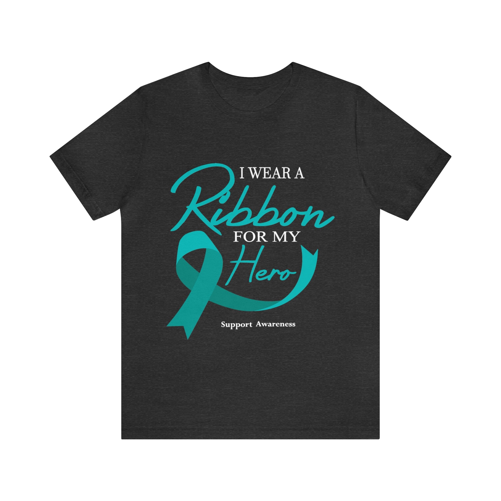 I Wear A Ribbon For My Hero - Unisex Jersey Short Sleeve Tee