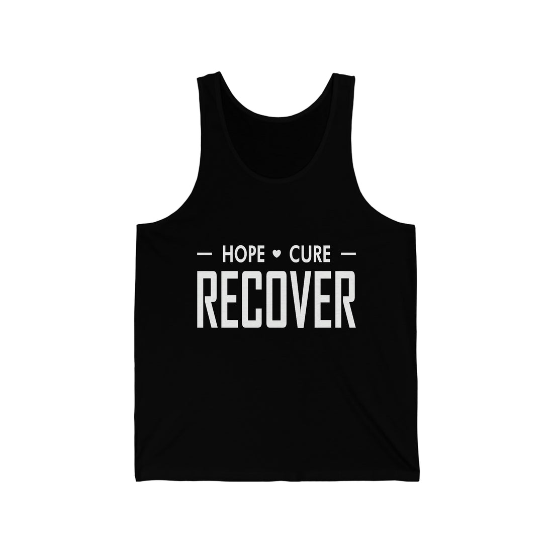 Hope Cure Recover - Unisex Jersey Tank Top