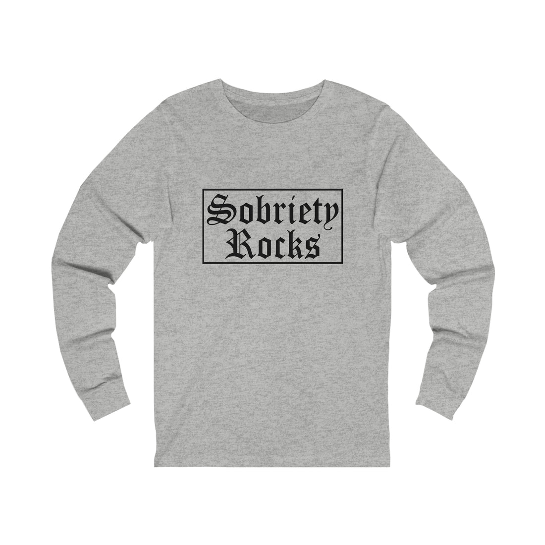 Sobriety Rocks - Unisex Jersey Long Sleeve Tee