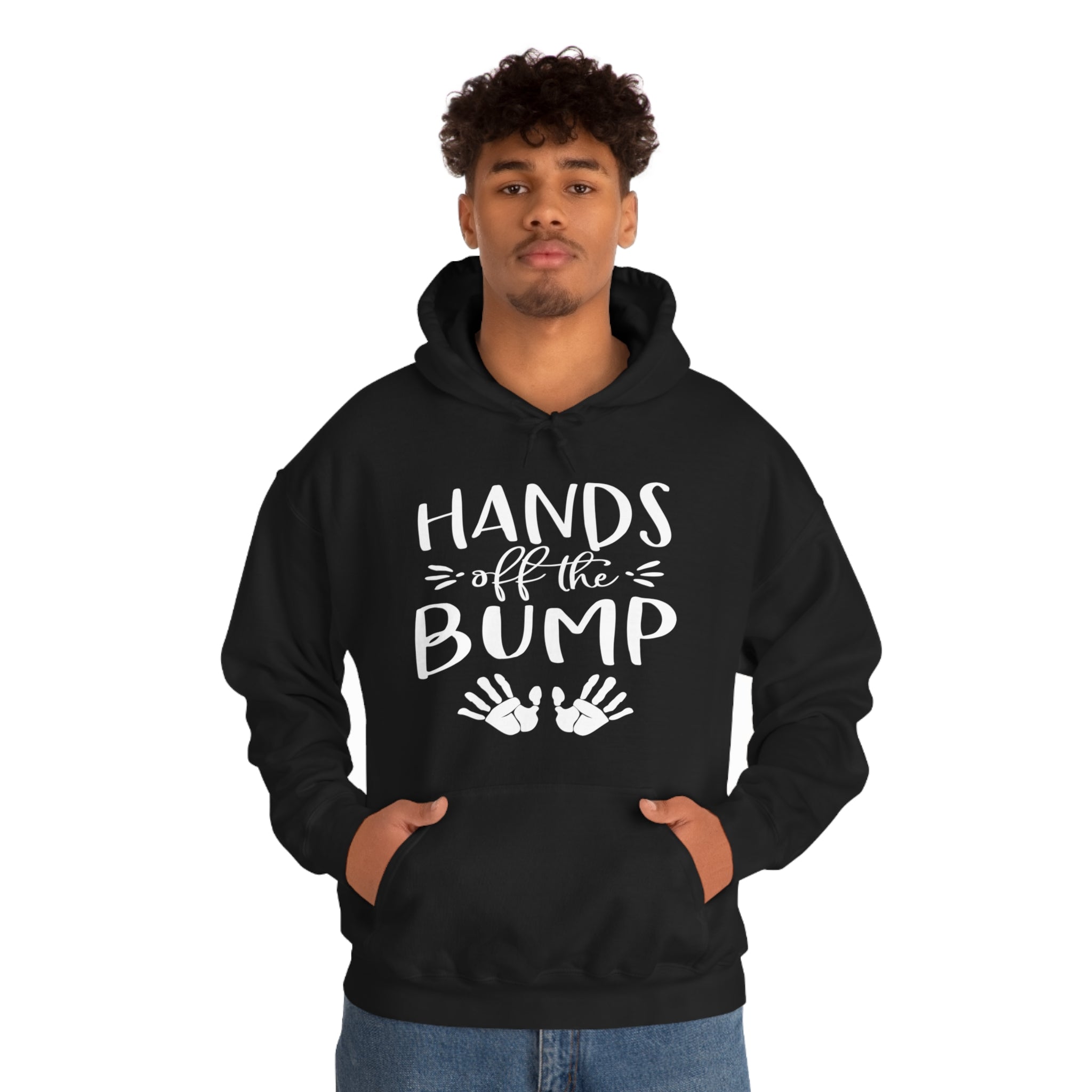 Hands Off The Bump - Unisex Heavy Blend™ Hooded Sweatshirt