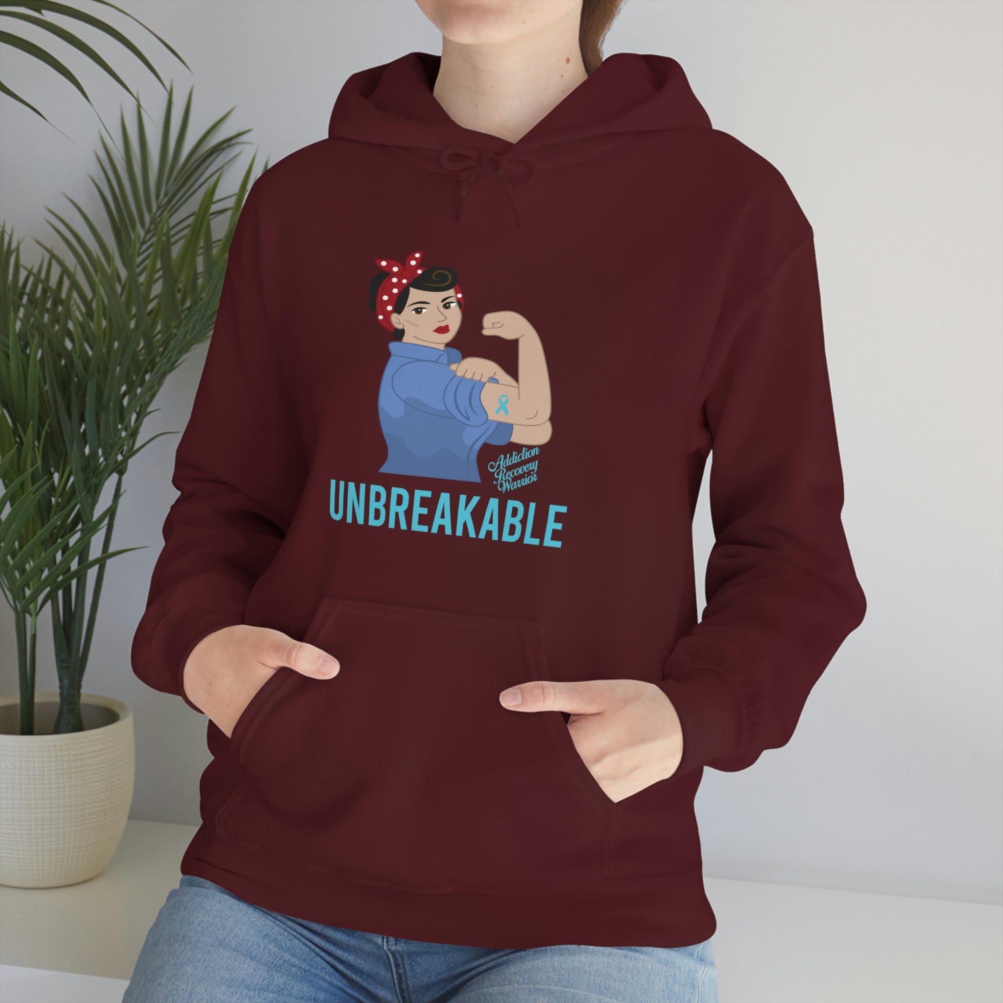 Unbreakable - Unisex Heavy Blend™ Hooded Sweatshirt
