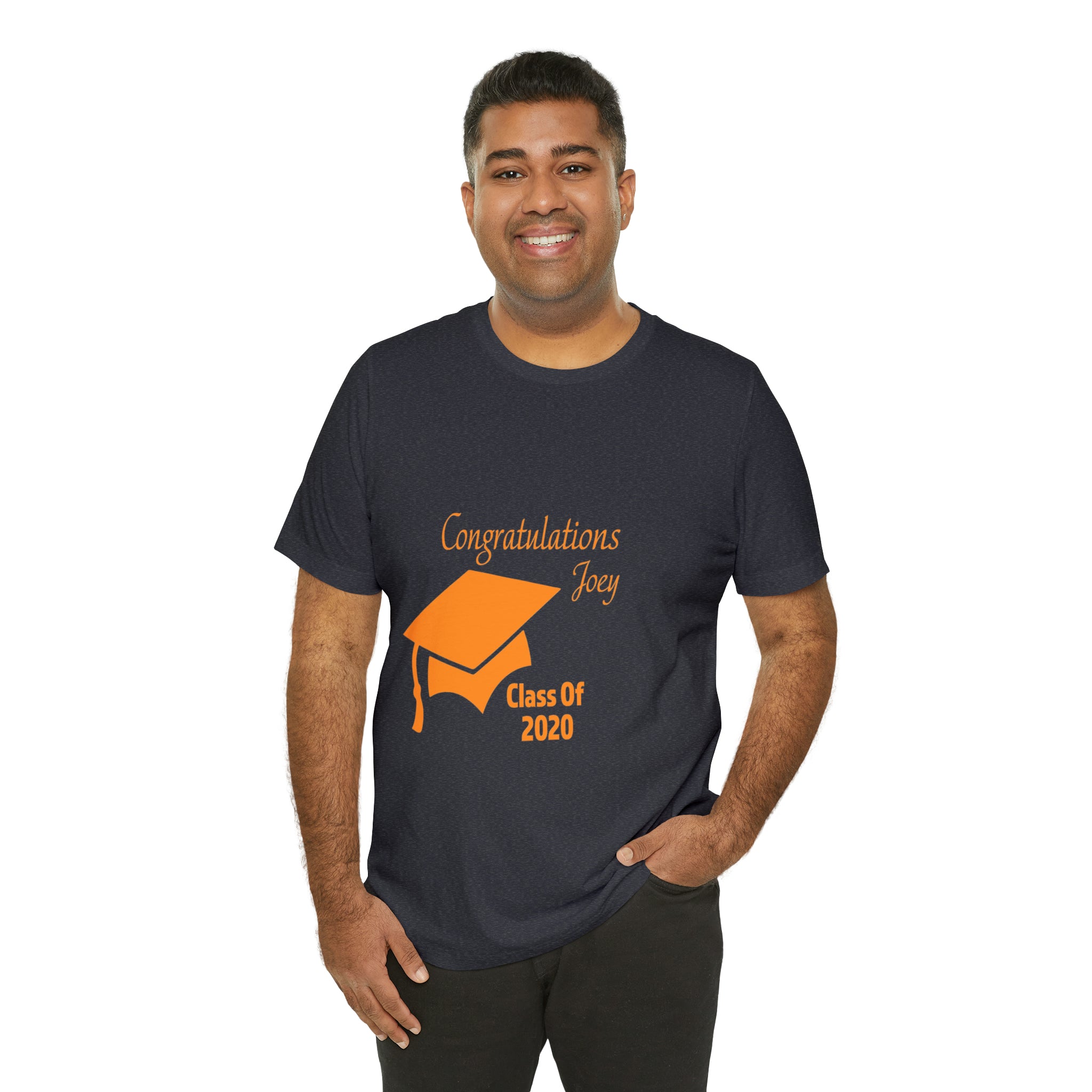 Congratulations With Year & Name Customizable - Unisex Jersey Short Sleeve Tee