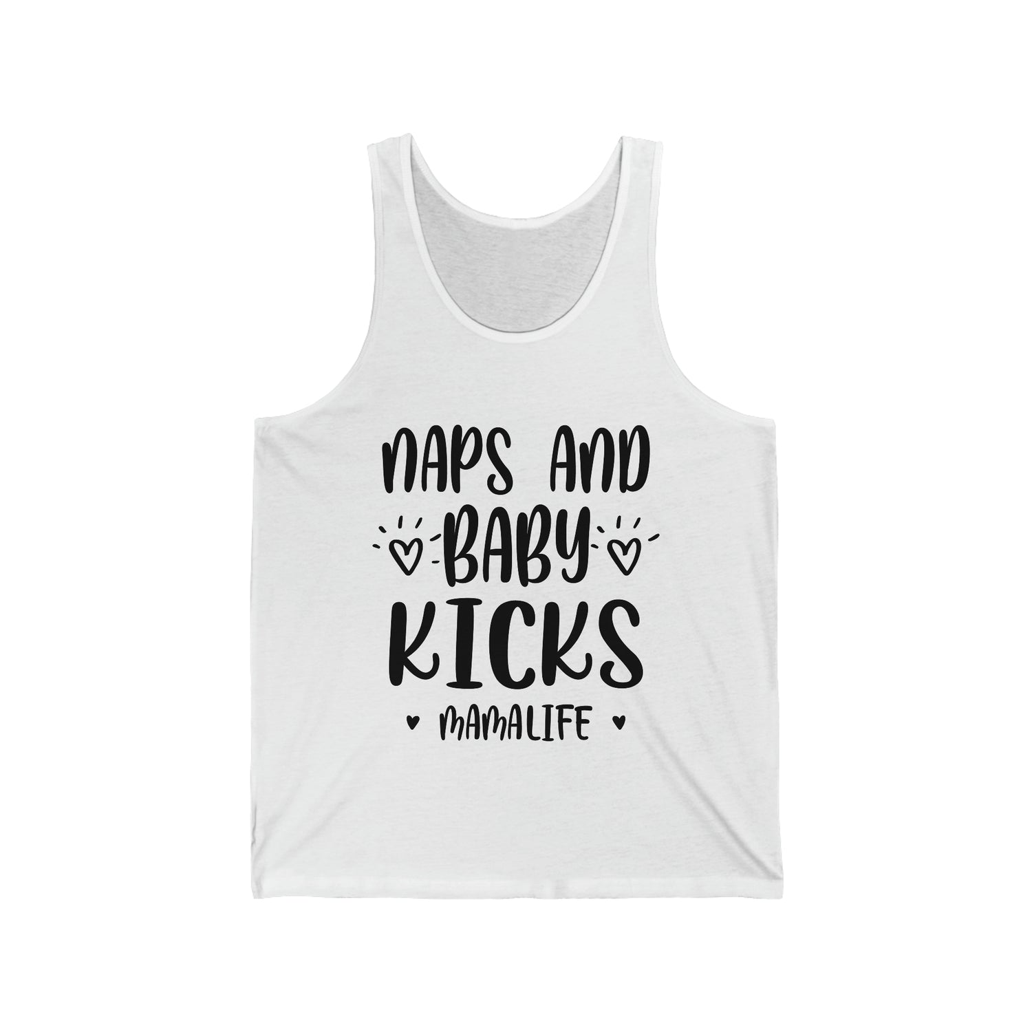 Naps & Baby Kicks - Unisex Jersey Tank Top